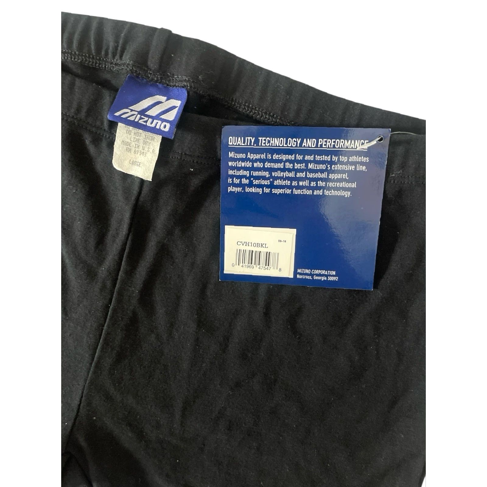Mizuno VINTAGE Mizuno Volleyball Shorts Womens L Deadstock NWT USA Made in USA Black 90s 00s Athletic Activewear Womens Mans? Size 36" / US 14 / IT 50 - 3 Thumbnail