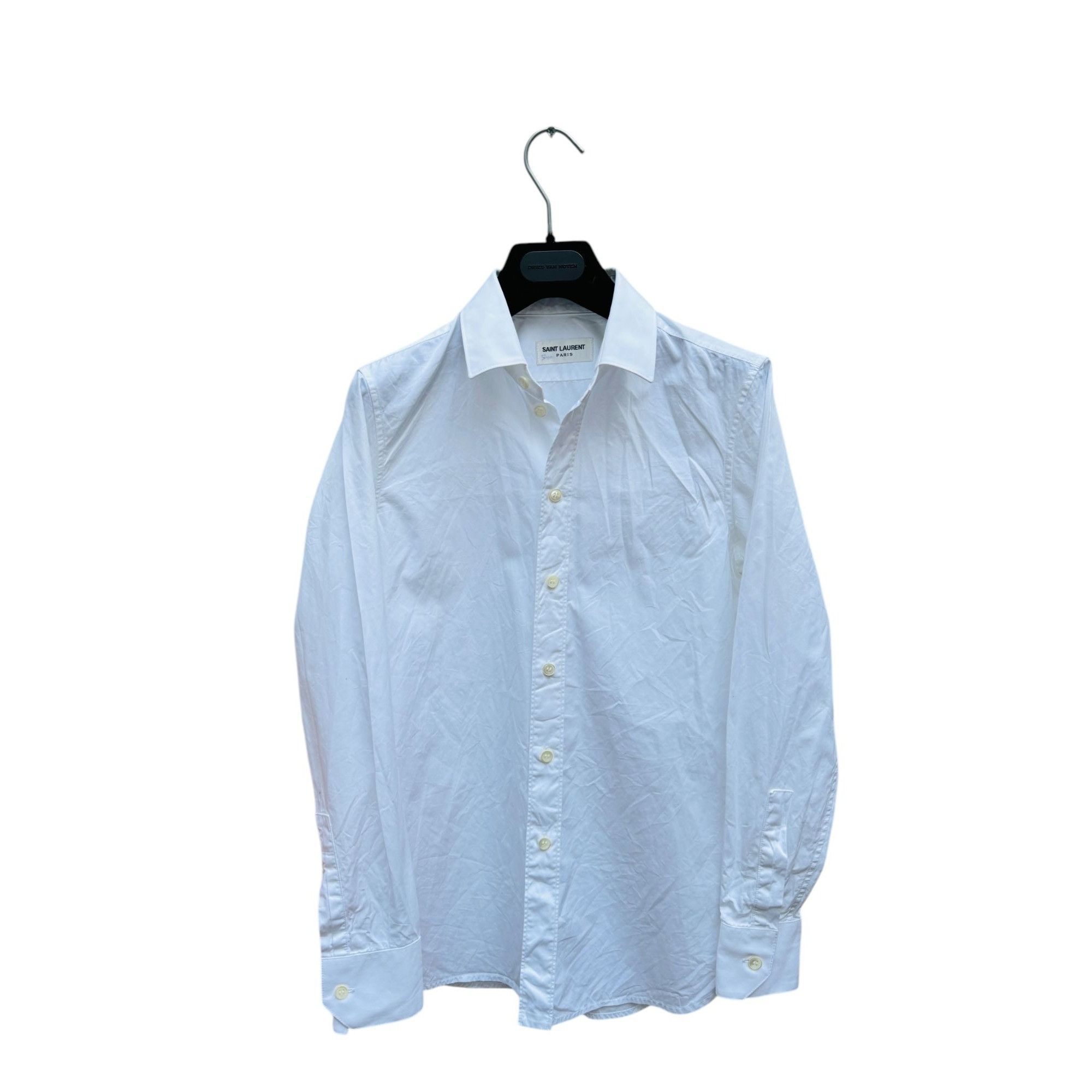 Saint Laurent Paris White Shirt Size XS / US 0-2 / IT 36-38 - 1 Thumbnail