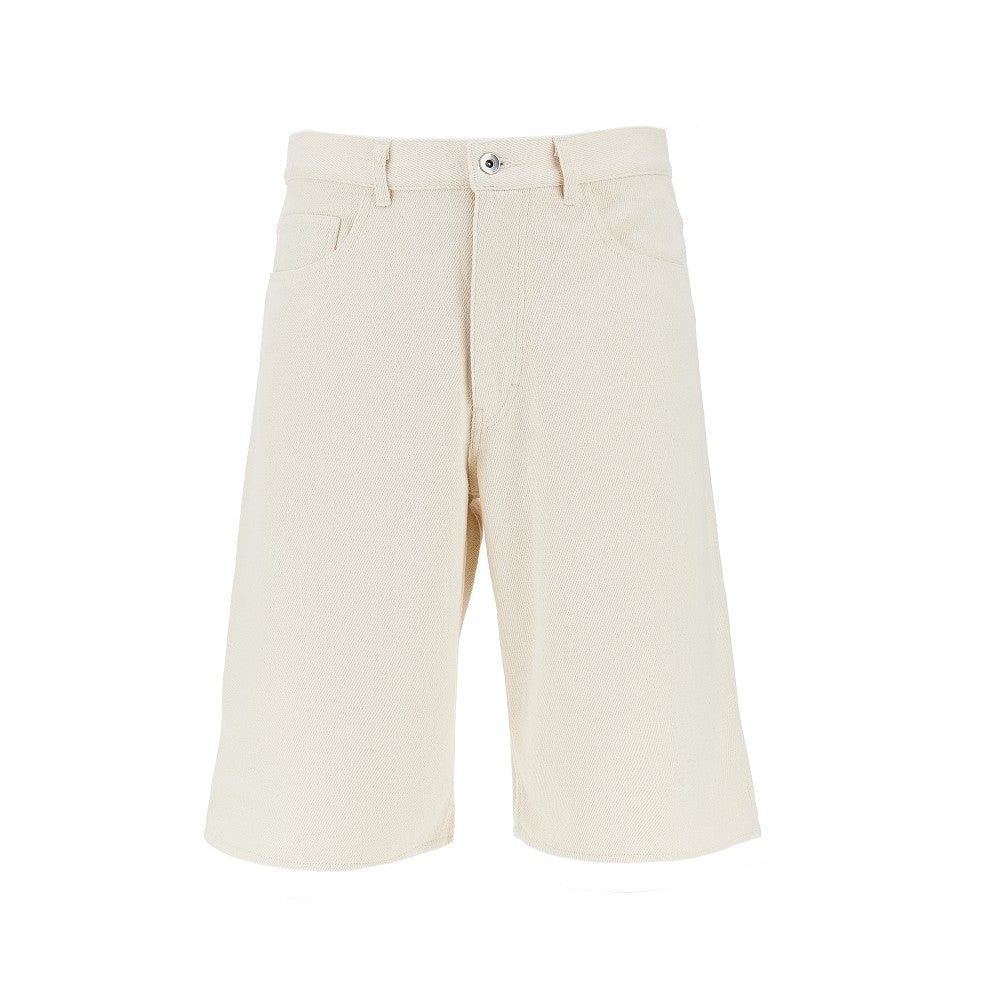 Auralee Wool Max Canvas Shorts (size 4, red) | Grailed