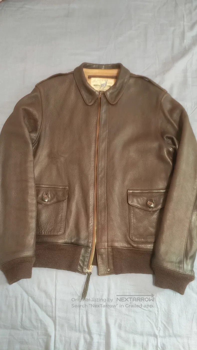 The Real McCoy's The Real McCoys A2 Moccasin Bomber Jacket Size US L / EU 52-54 / 3 - 1 Thumbnail