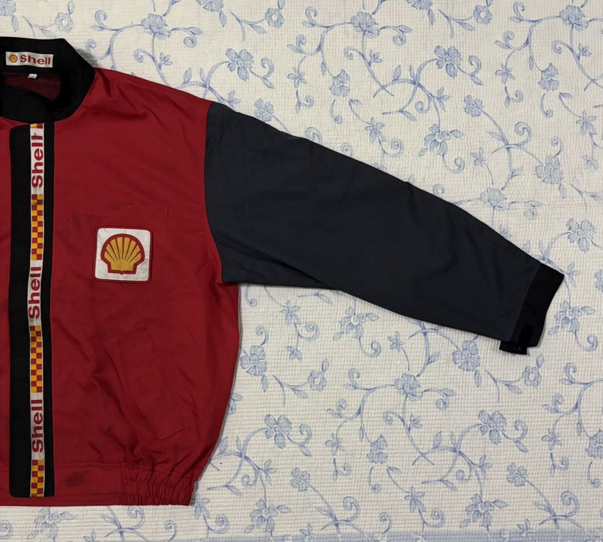 Vintage Shell Jacket Racing Ferrari Racing Design Size US L / EU 52-54 / 3 - 3 Thumbnail
