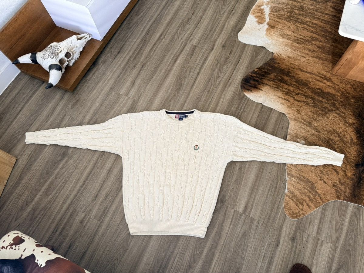 Chaps Ralph Lauren Vintage Chaps Ralph Lauren Mens Sweater cream Long Sleeve Size US L / EU 52-54 / 3 - 1 Thumbnail