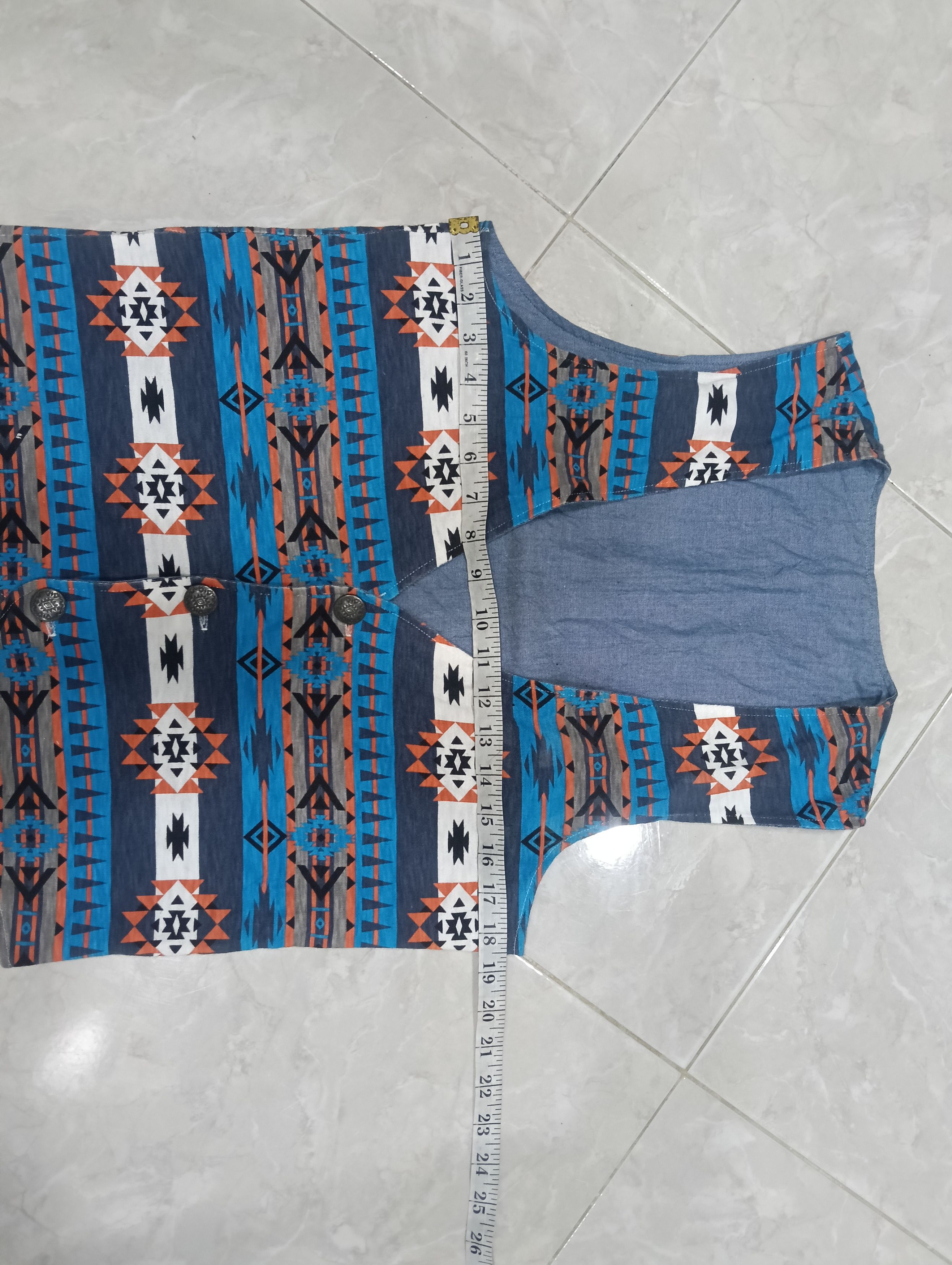 Native Unbranded Navajo Native Vest Size 38L - 11 Thumbnail