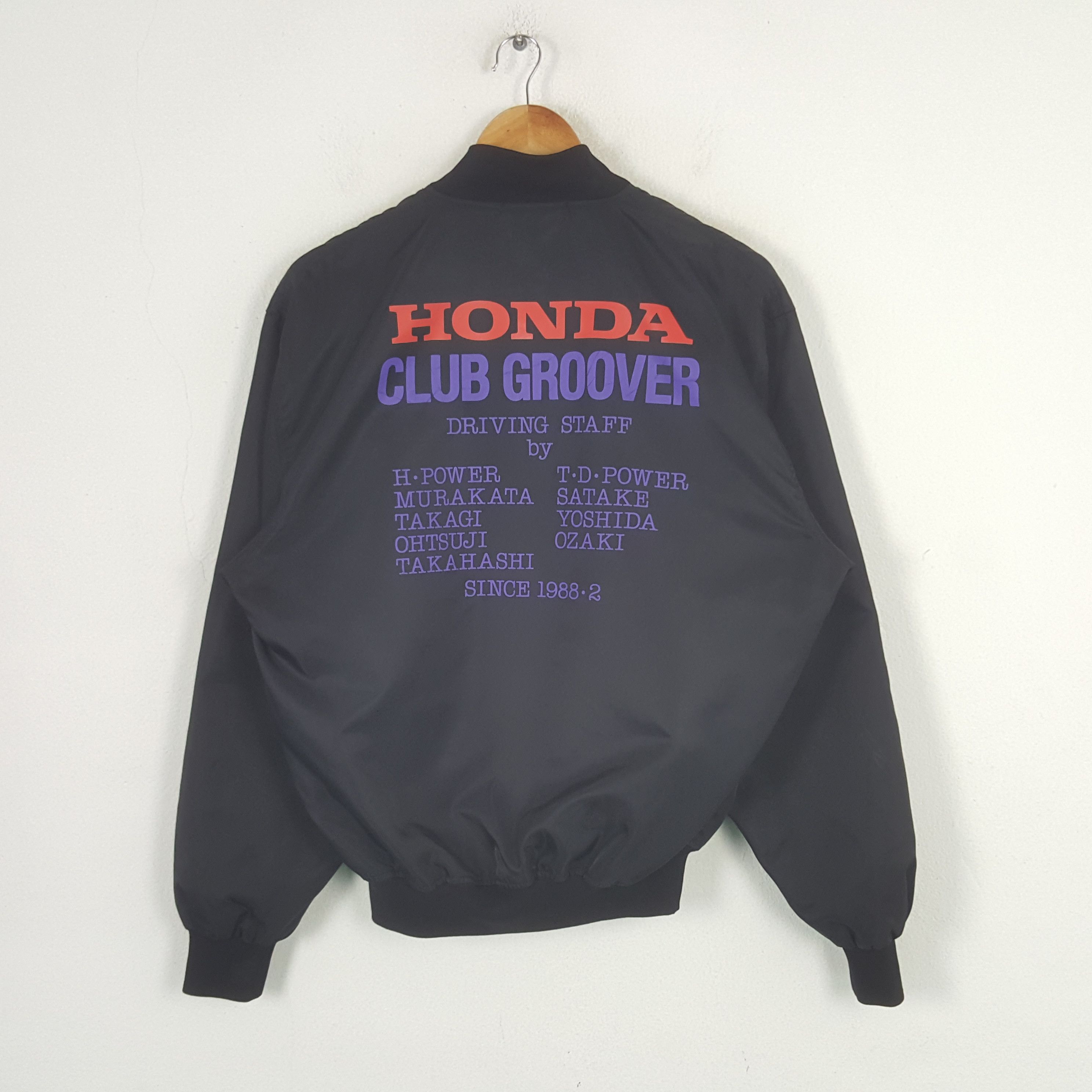 Vintage Honda Club Groover Japanese Racing Jacket C289N26