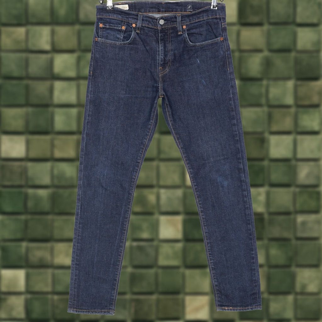 Levi's VINTAGE? No. Levi’s 512 PREMIUM Big E Stretch Slim Tapered Jeans Men 32W 29" Inseam DZ6595 Blue Denim Slim 5-Pocket Rise Mid 10-12in Mens Size US 32 / EU 48 - 1 Thumbnail