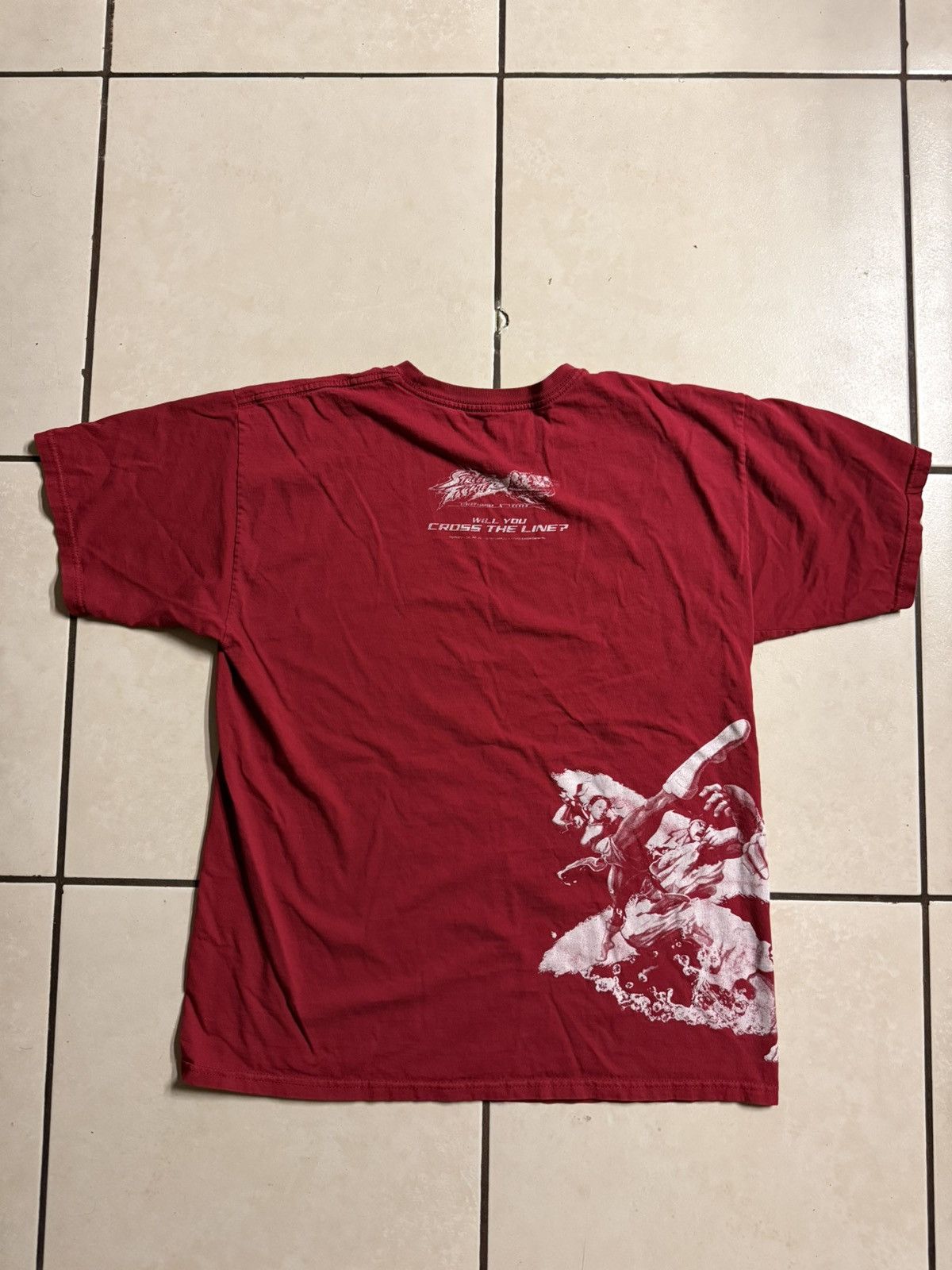 Vintage Vintage Y2K Tekken x Street Fighter Tee Size US XL / EU 56 / 4 - 2 Thumbnail