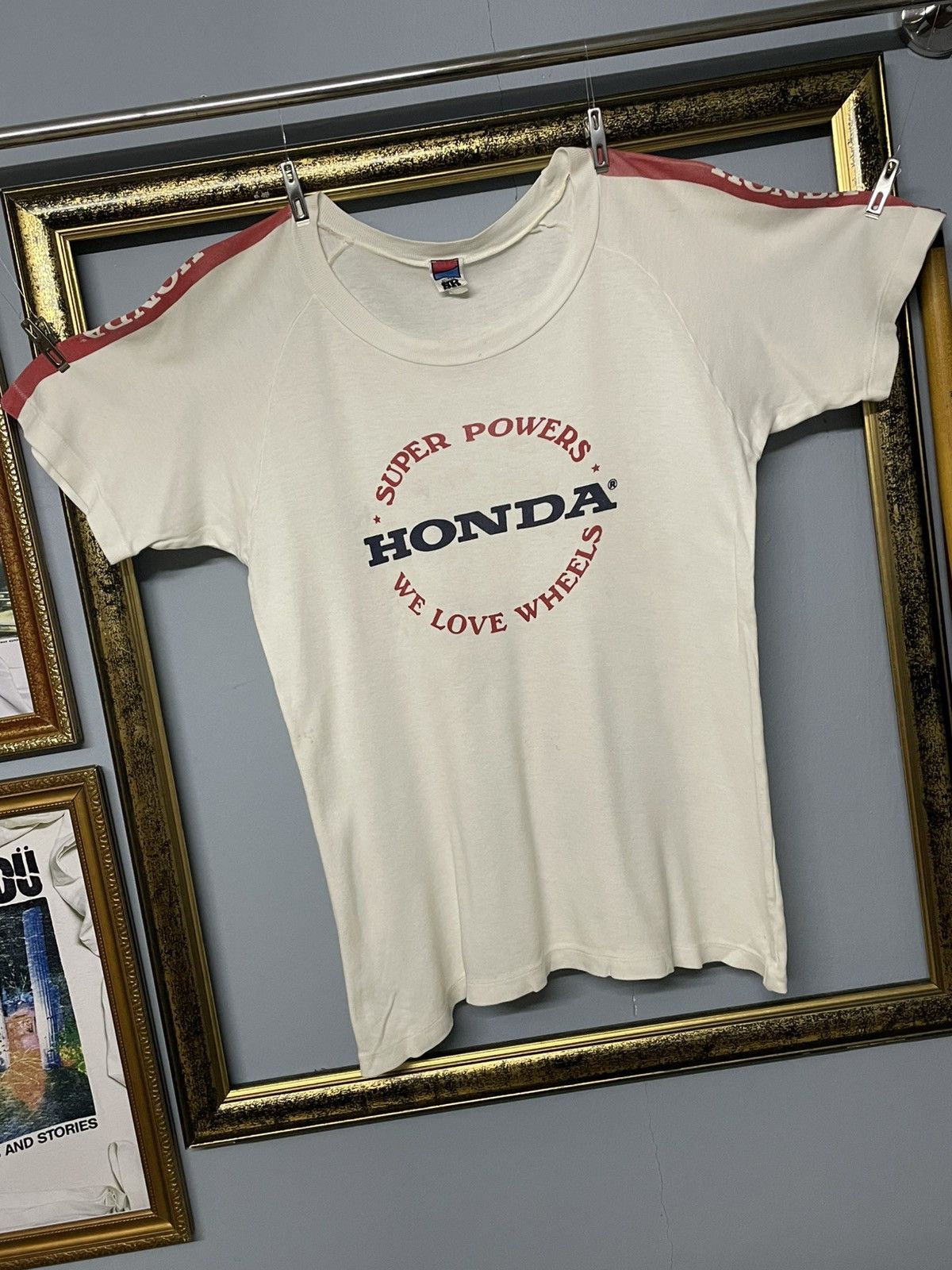 Designer × Japanese Brand × Vintage Vintage 1990s Single Stitch Honda Super Powers Promo Tshirt Size US S / EU 44-46 / 1 - 2 Thumbnail