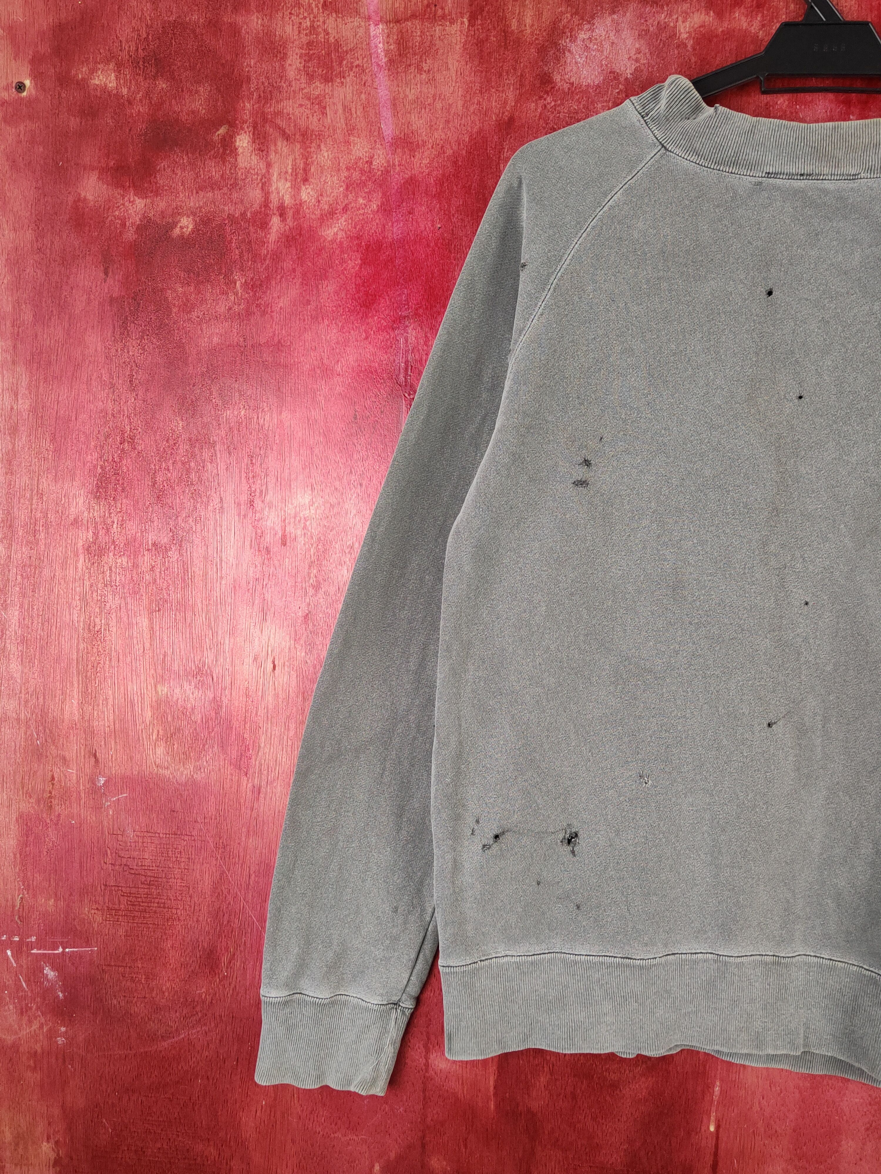 Helly Hansen Helly Hansen Dark Gray Faded ripped Sweatshirts #S1862 Size L / US 10 / IT 46 - 16 Thumbnail