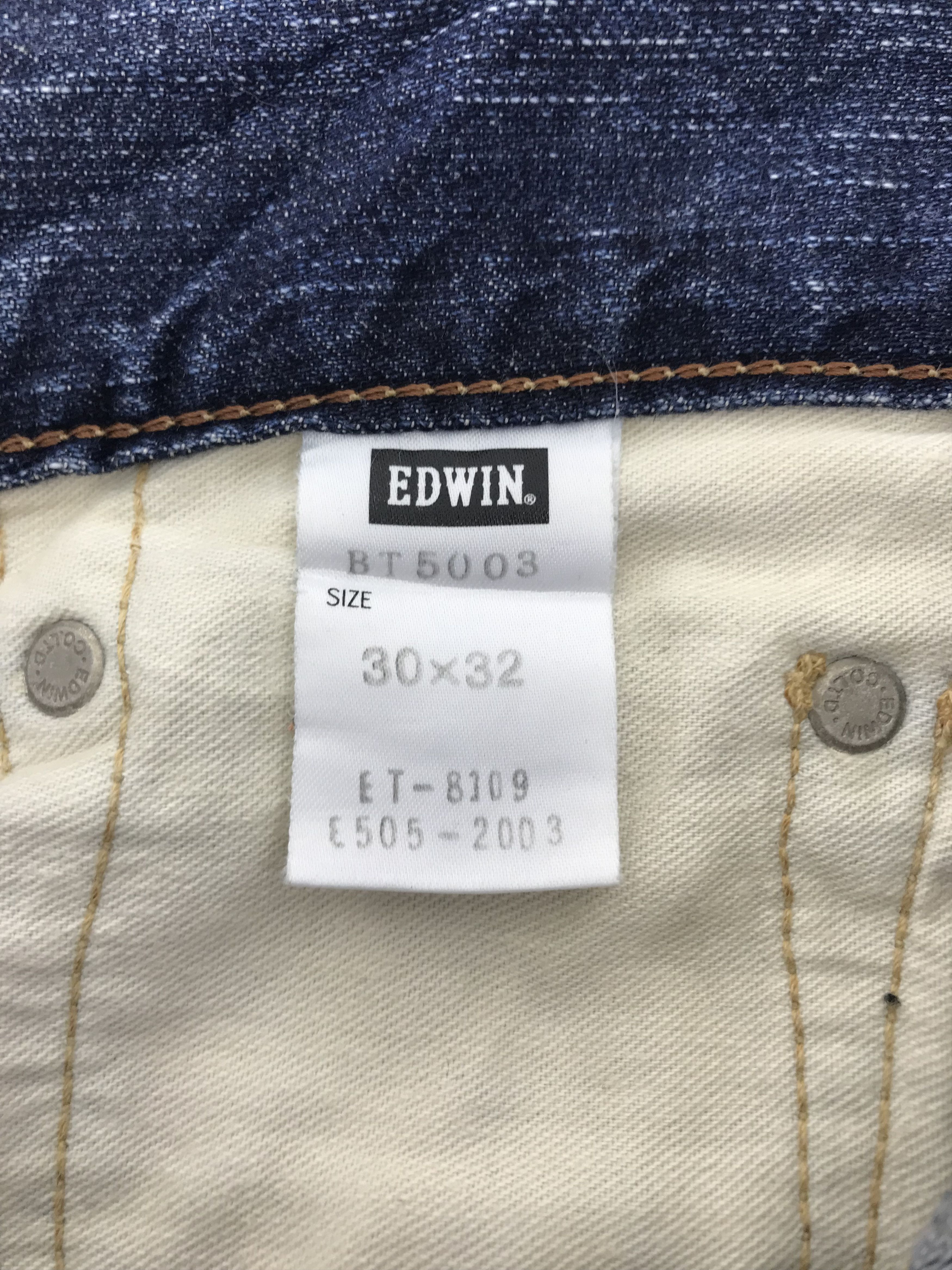 Edwin Vintage Edwin 503 Rusty Wash Flare Jeans Size US 30 / EU 46 - 11 Thumbnail