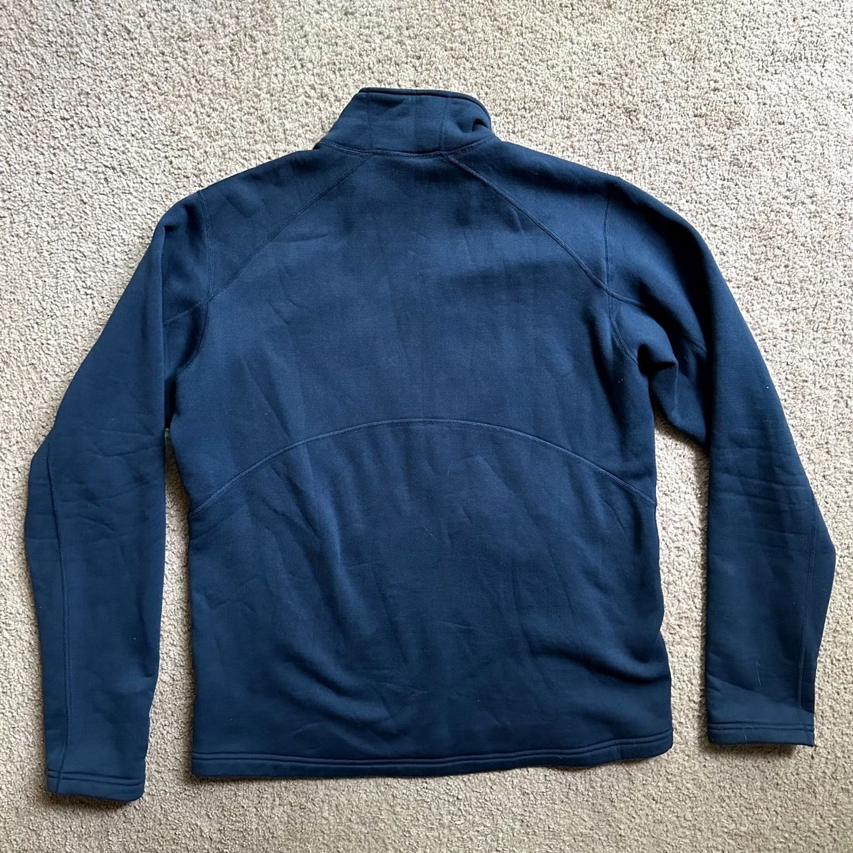 Vintage REI Full Zip Mock Neck Fleece Sweater Navy Blue L Mens Size US L / EU 52-54 / 3 - 2 Thumbnail