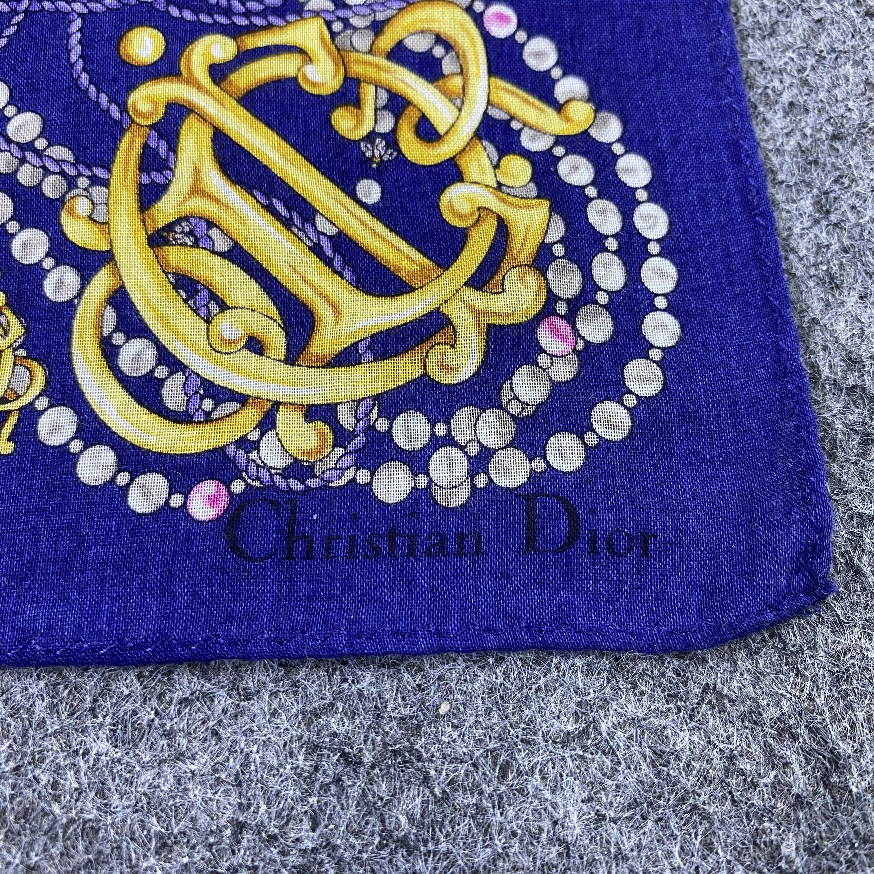 Vintage Christian Dior Handkerchief Neckerchief Bandana-B1911 Size ONE SIZE - 7 Thumbnail