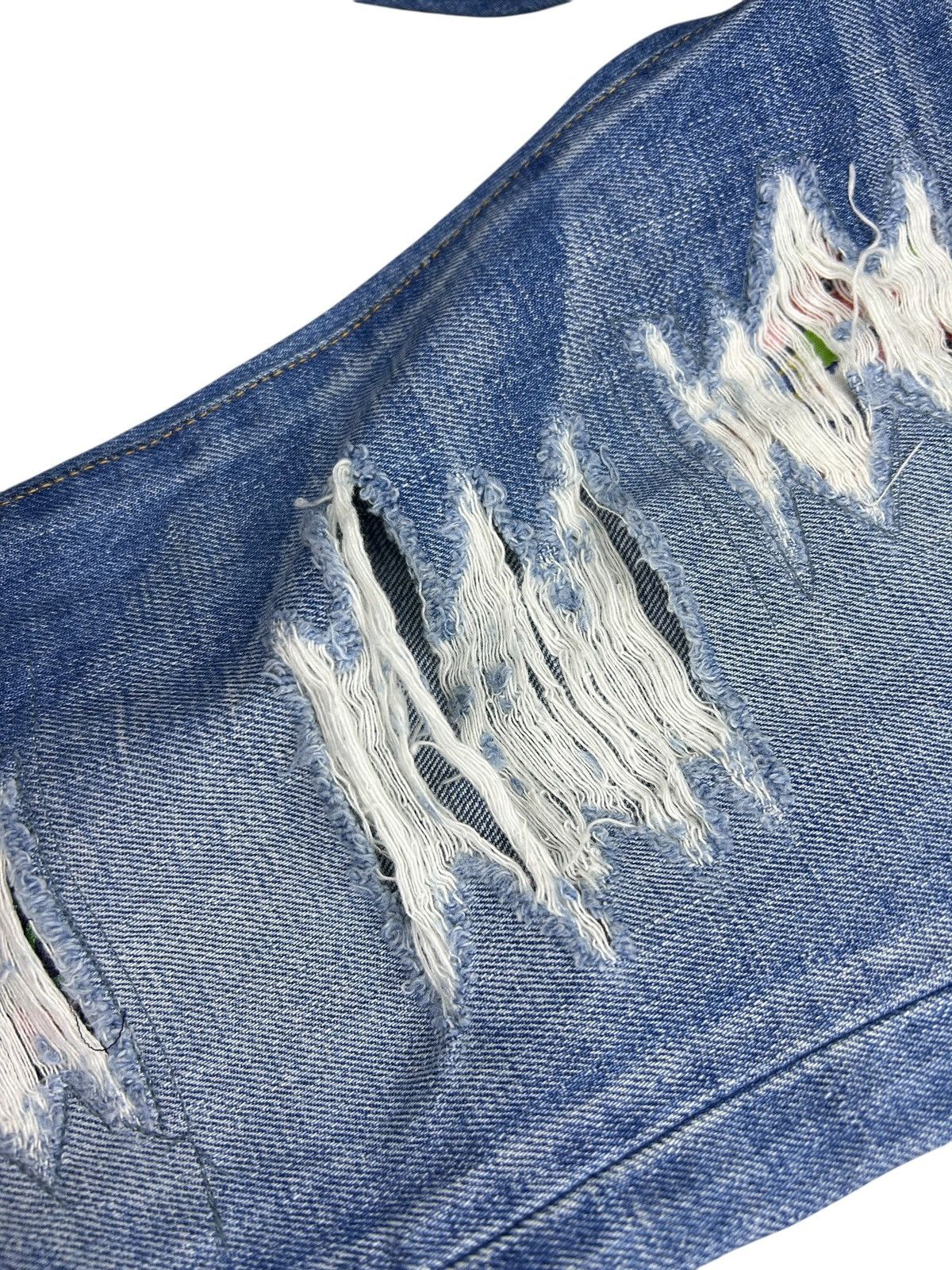 Junya Watanabe S/S 14 Patchwork Fringe Denim Size 28" / US 6 / IT 42 - 11 Thumbnail