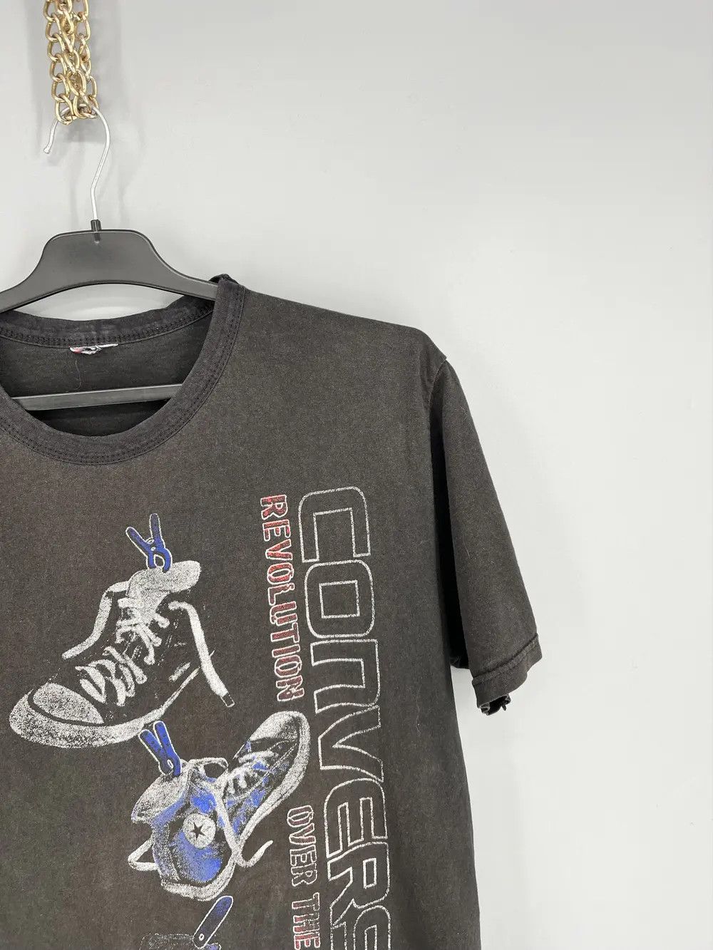Band Tees Vintage Converse All Star REVOLUTION Shoes Rare Art Size US L / EU 52-54 / 3 - 8 Thumbnail