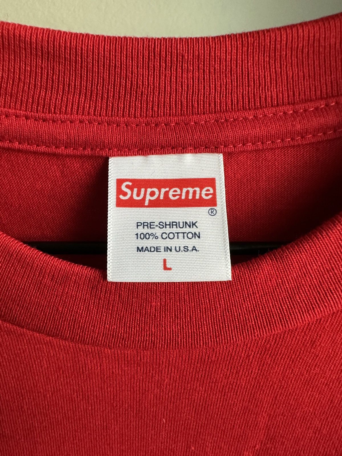 Supreme Supreme NBA Youngboy Tee Red Size US L / EU 52-54 / 3 - 4 Thumbnail