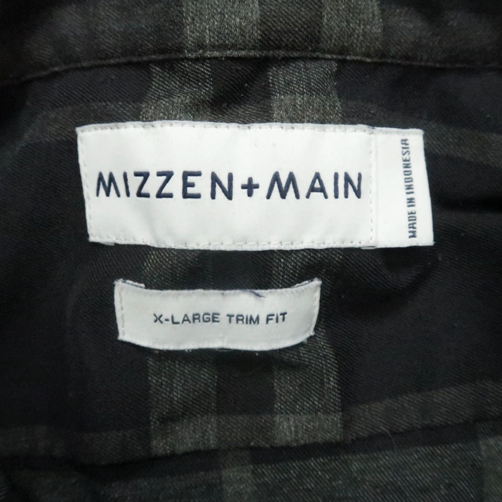 Mizzen+Main Mizzen+Main Shirt Men XL Gray Plaid Lightweight Flannel Button-Down Collar, Regular Fit, Long Sleeve, Button, Polyester Spandex Visco… Size US XL / EU 56 / 4 - 3 Thumbnail