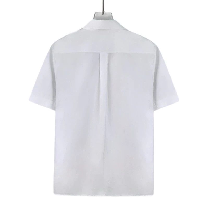 Dior Dior White bee embroidered cotton lapel single-breasted sh Size XS / US 0-2 / IT 36-38 - 2 Thumbnail