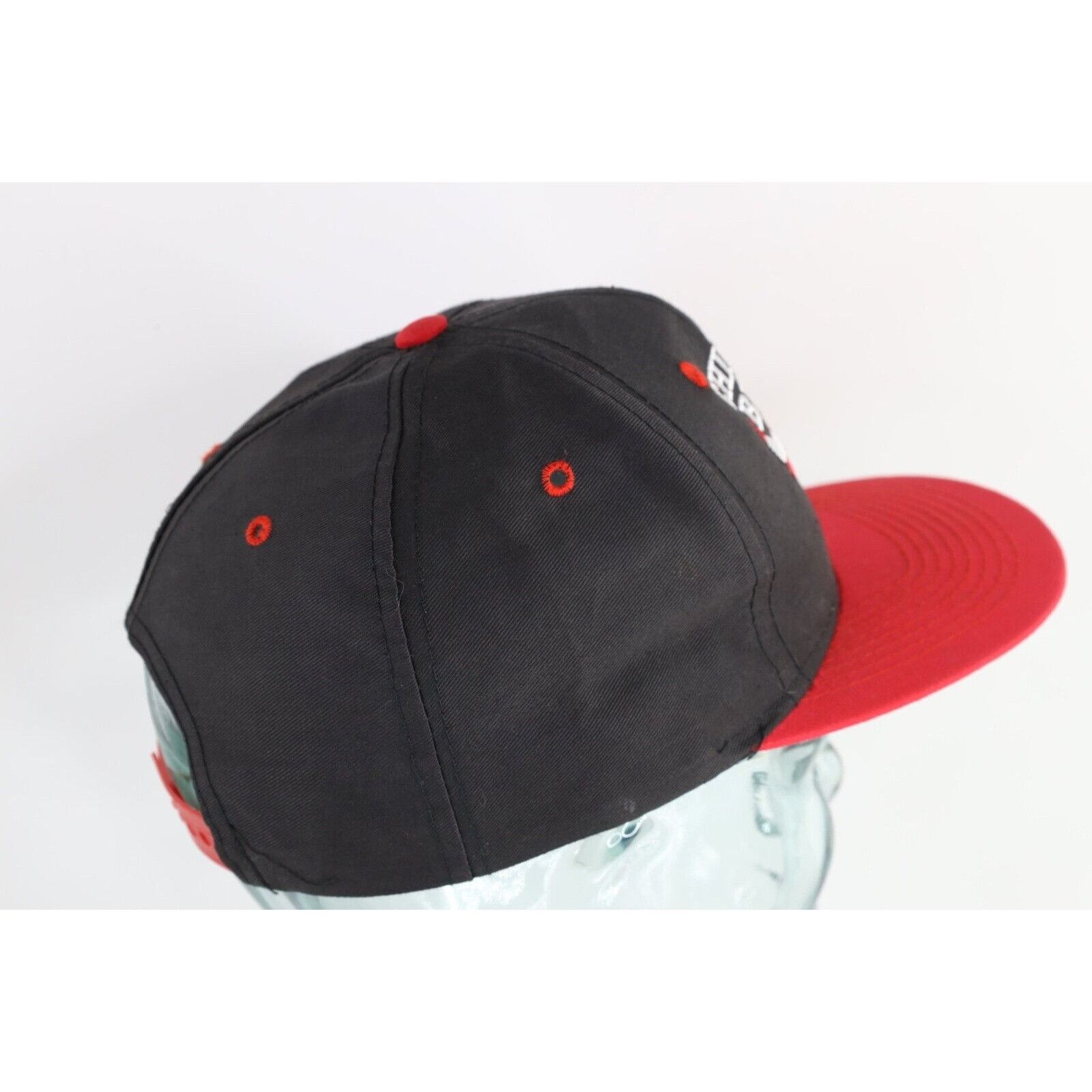 Vintage Vintage 90s Chicago Bulls Basketball Plain Logo Snapback Hat Size ONE SIZE - 5 Thumbnail