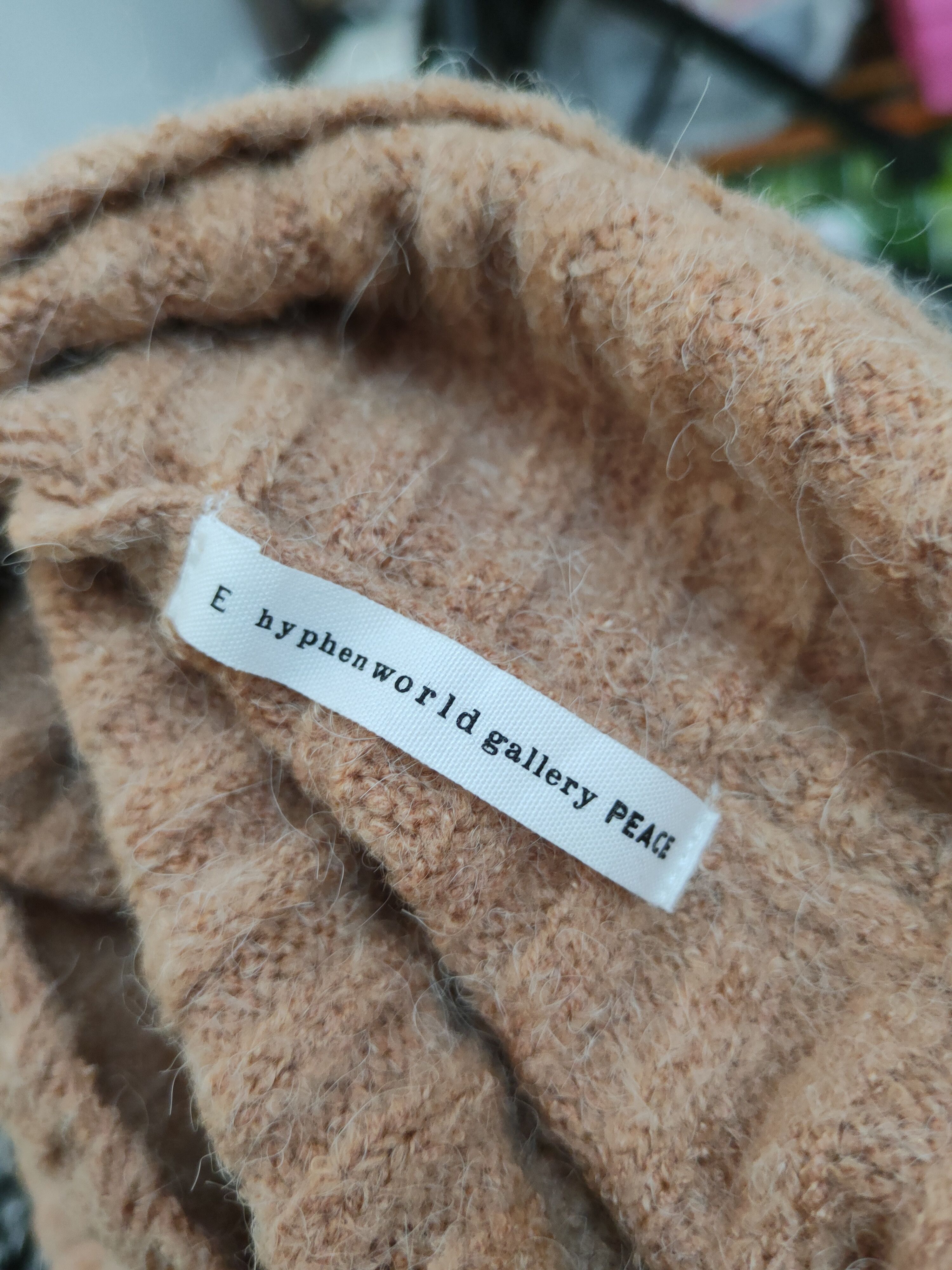Homespun Knitwear E Hypen World Gallery Brown Knitwear Sweatshirts #W1236 Size S / US 4 / IT 40 - 12 Thumbnail