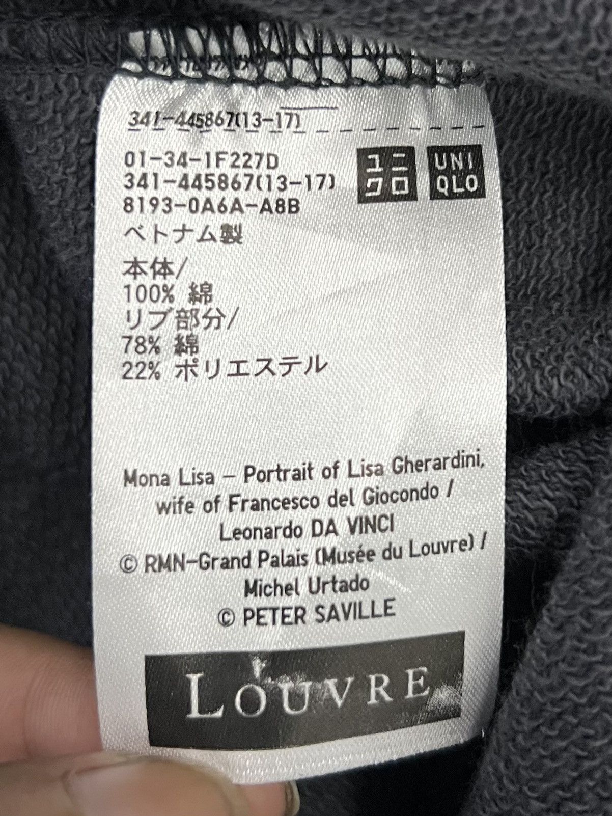 Uniqlo × Vintage VINTAGE UNIQLO MUSÉE DU LOUVRE X PETER SAVILLE SWEATSHIRT Size US XXL / EU 58 / 5 - 8 Thumbnail