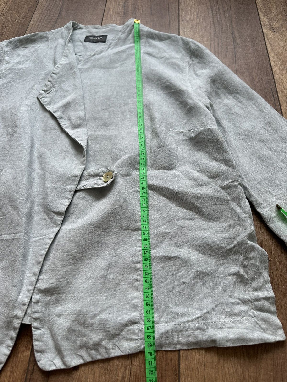 Designer Blazers Oska size 3 100% linen Size M / US 6-8 / IT 42-44 - 6 Thumbnail