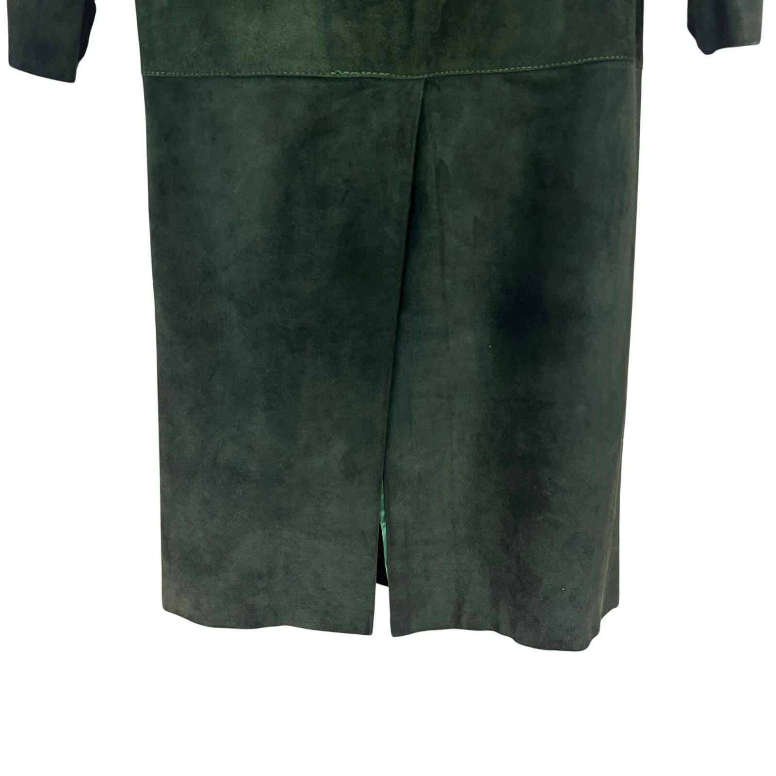 Other Vintage Julius Garfinckel & Co Green Suede Jacket Size M / US 6-8 / IT 42-44 - 6 Thumbnail