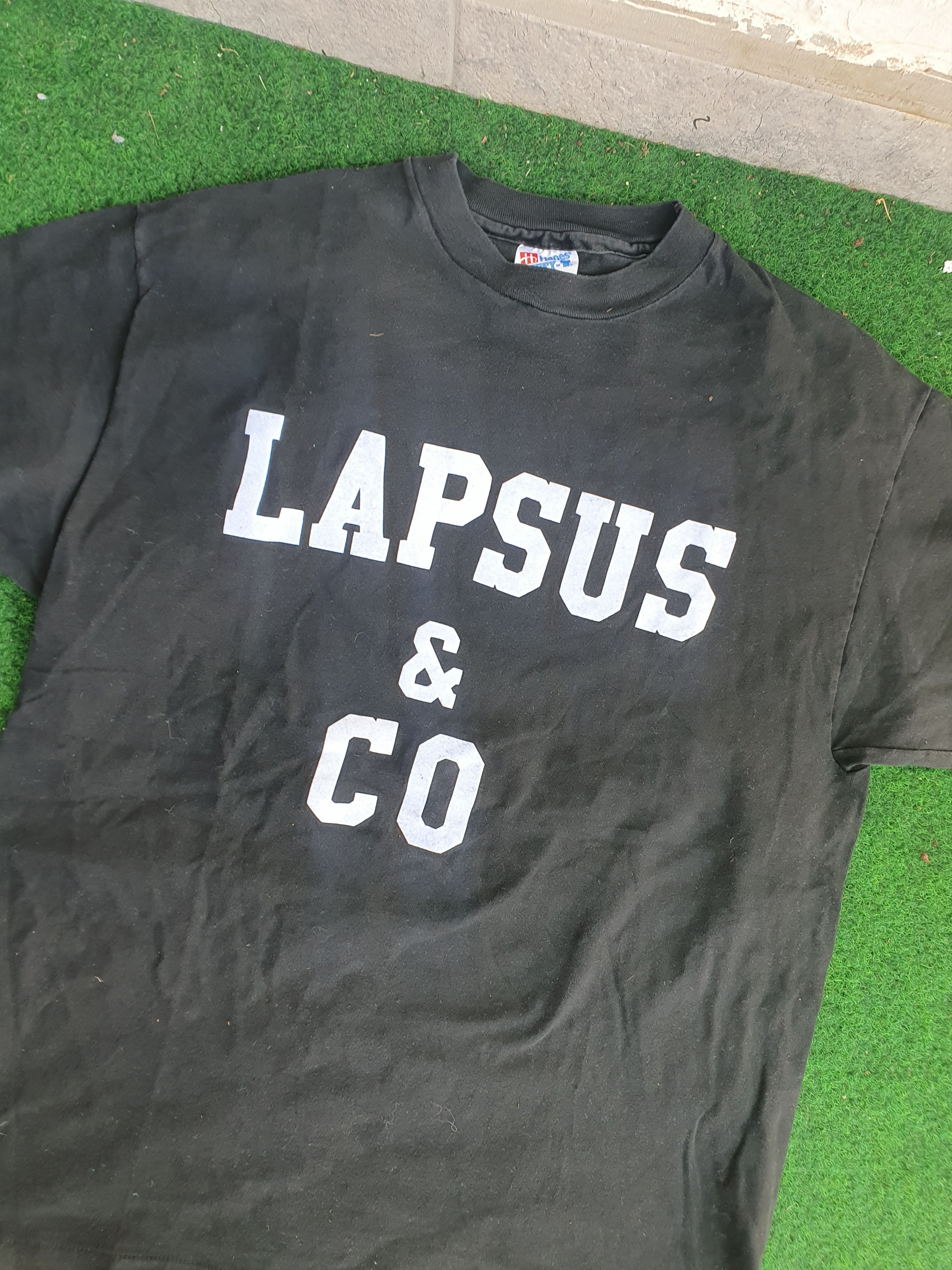 Hanes × Vintage Lapsus & Co Vintage Single Stitch Made in USA t-shirt sz L Size US L / EU 52-54 / 3 - 1 Thumbnail