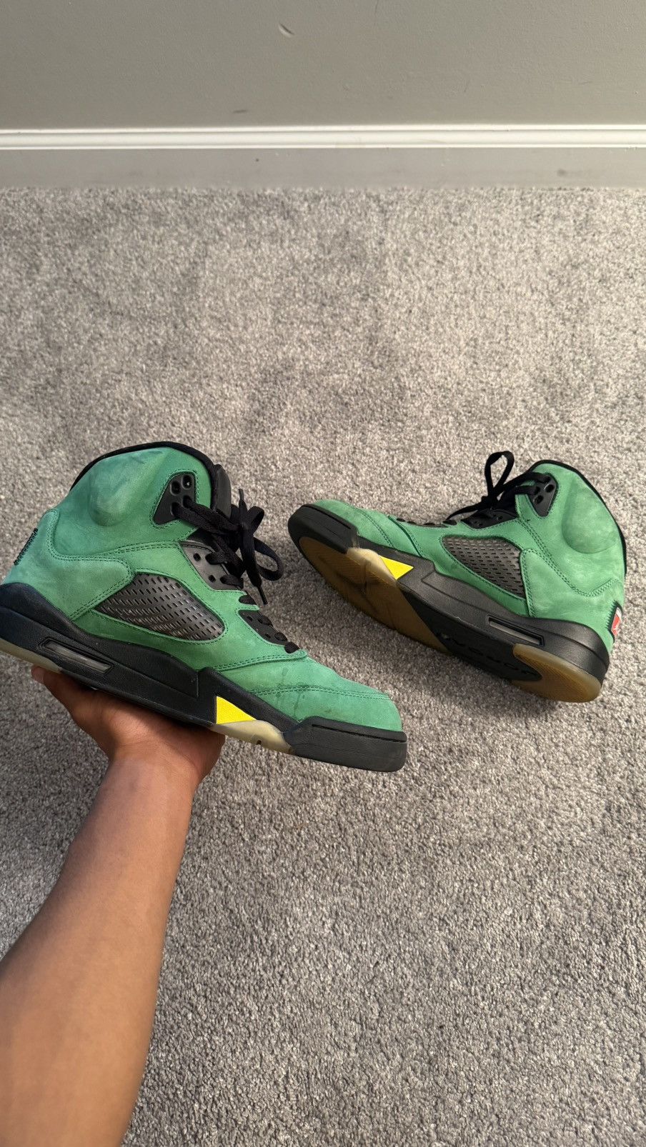 Jordan Brand Nike Air Jordan 5 Oregon Ducks Size US 10.5 / EU 43-44 - 1 Thumbnail