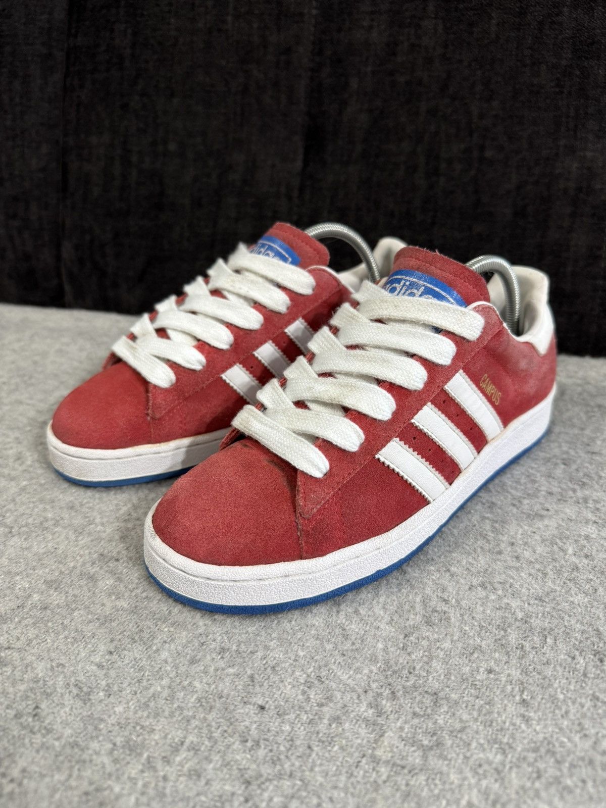 Adidas × Vintage Adidas Campus 2005 Vintage OG 00s red suede rare 36 sneakers Size US 4 / IT 34 - 6 Thumbnail