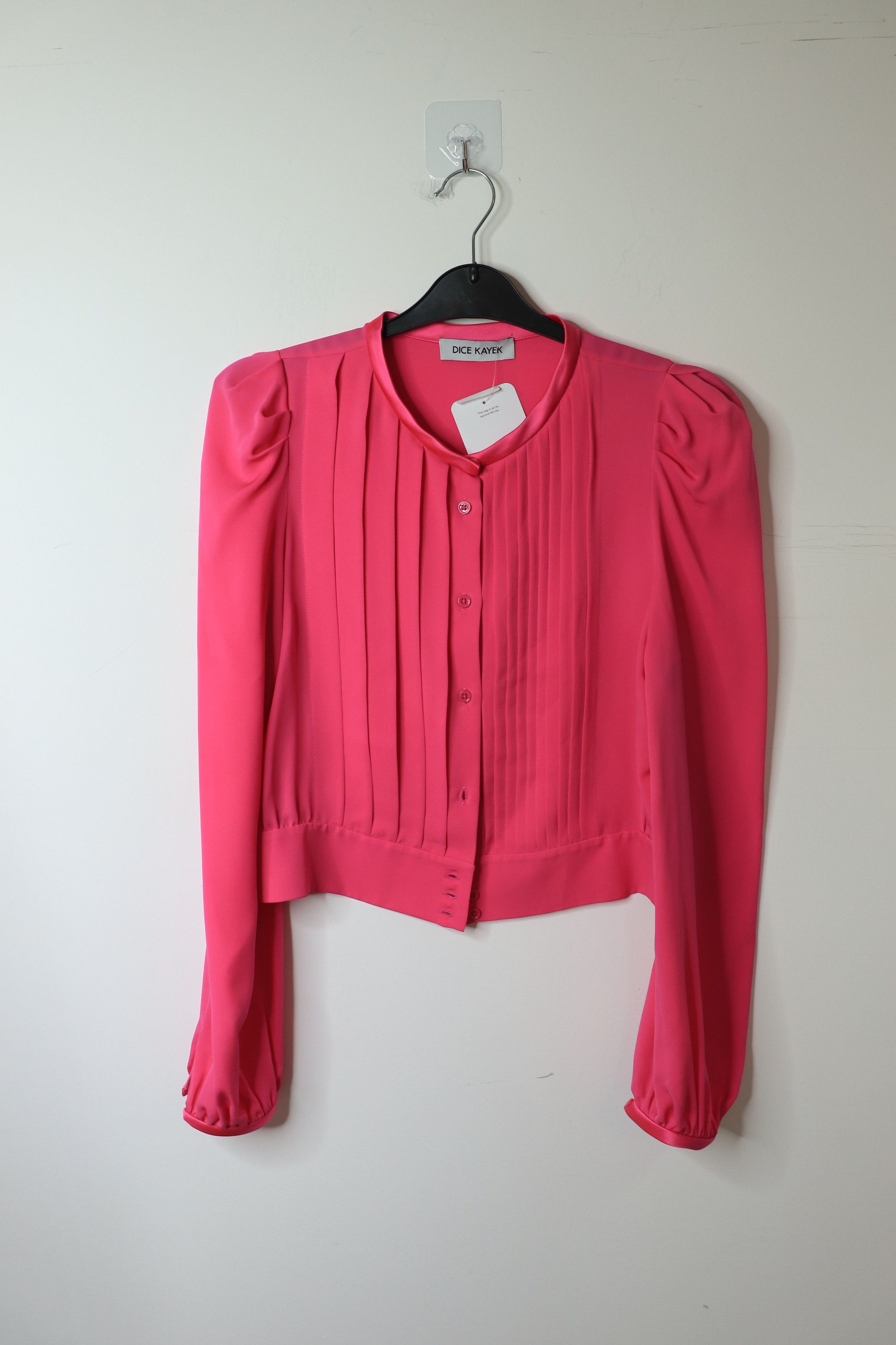 Other Pink pleated silk blouse - UK 10 Size M / US 6-8 / IT 42-44 - 1 Thumbnail