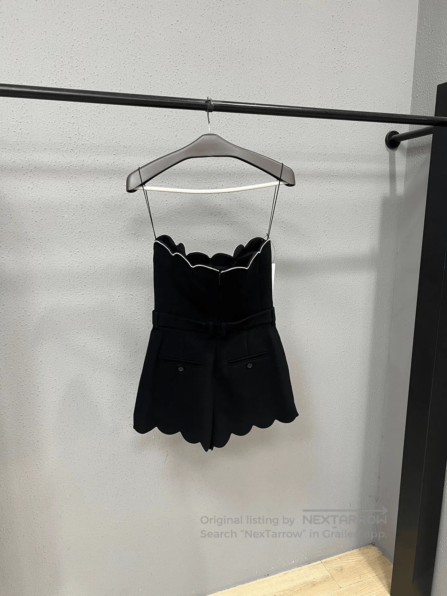 Saint Laurent Paris SLP Rhinestone Bandeau Jumpsuit. Size S / US 4 / IT 40 - 2 Thumbnail