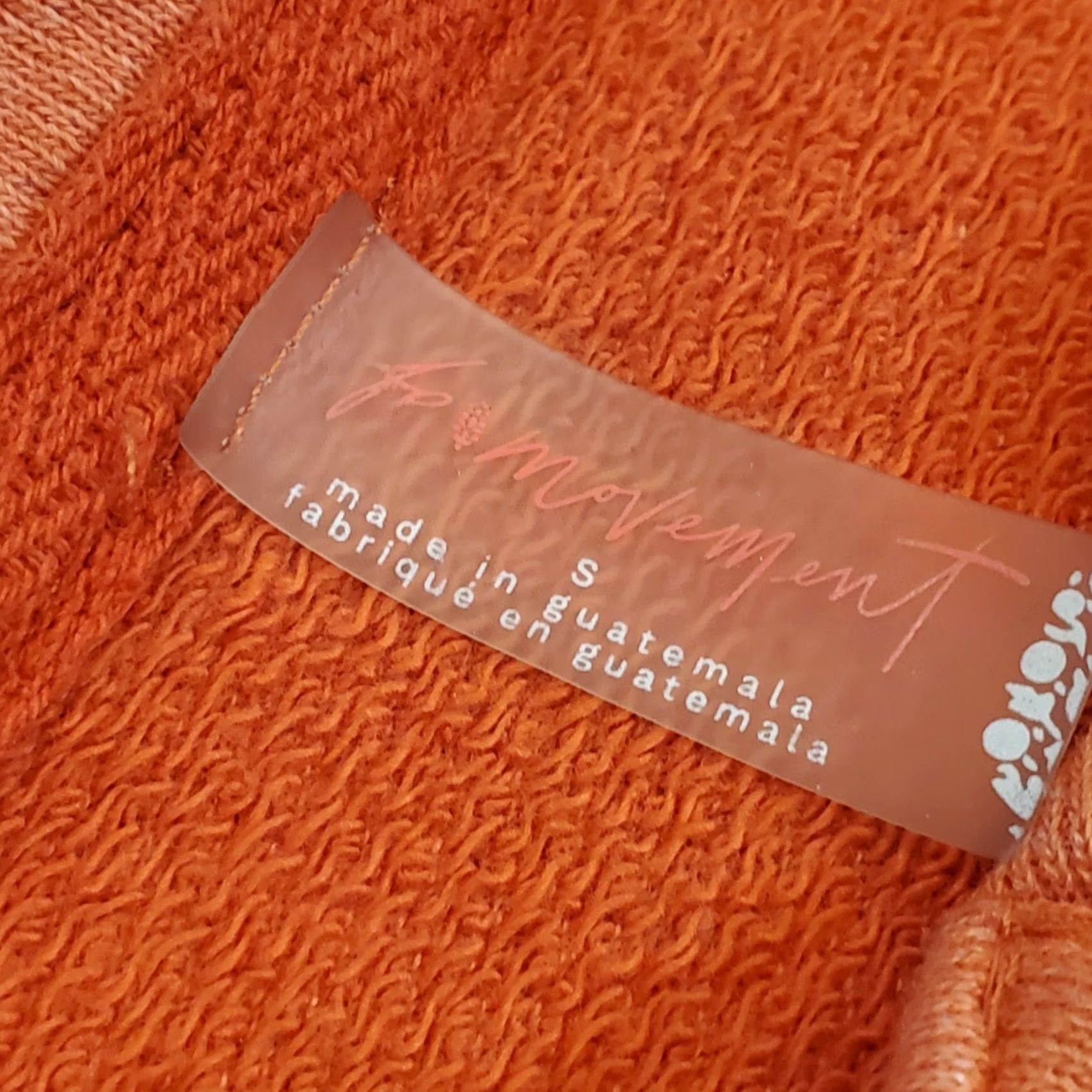Free People Free People Movement Sweatshirt 1/2 Snap Crew Neck 3/4 Sleeve Oversized Orange Womens S Size S / US 4 / IT 40 - 5 Thumbnail