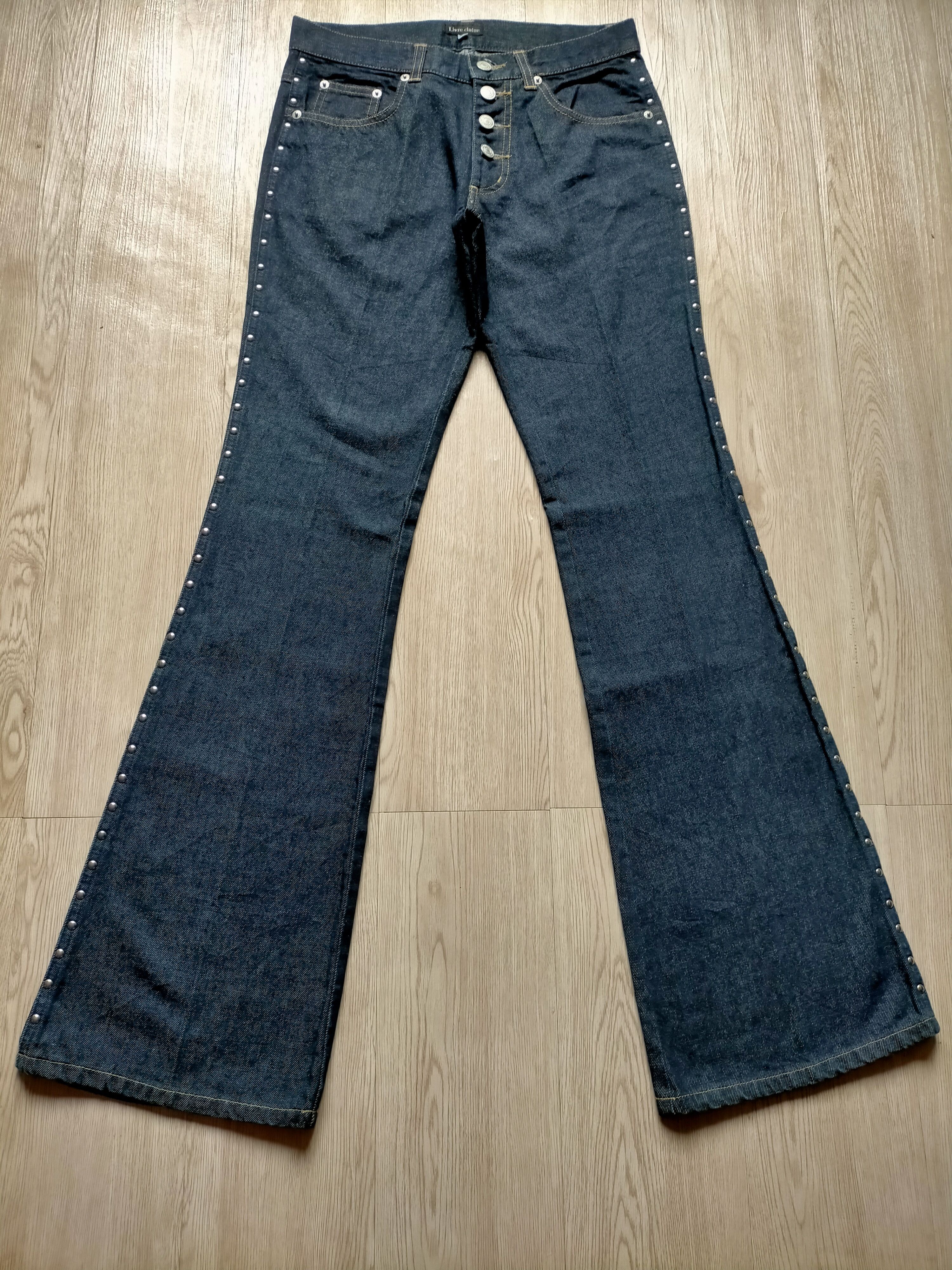 If Six Was Nine Flare Jeans Livre Claire Bell Bottom Boot cut denim Size US 29 - 7 Thumbnail