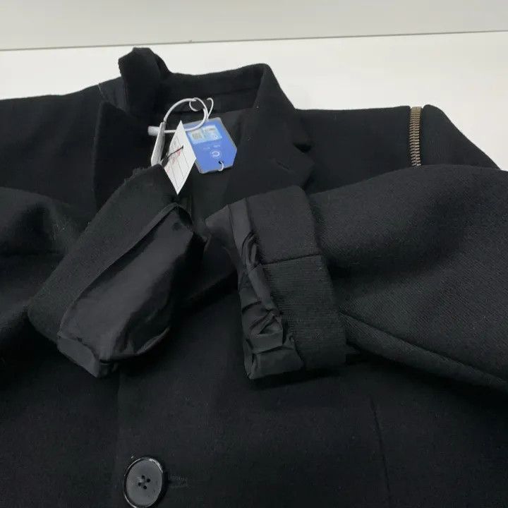 Givenchy Givenchy Givenchy Black Wool Zipper Coat for Men -2507 Size US L / EU 52-54 / 3 - 8 Thumbnail