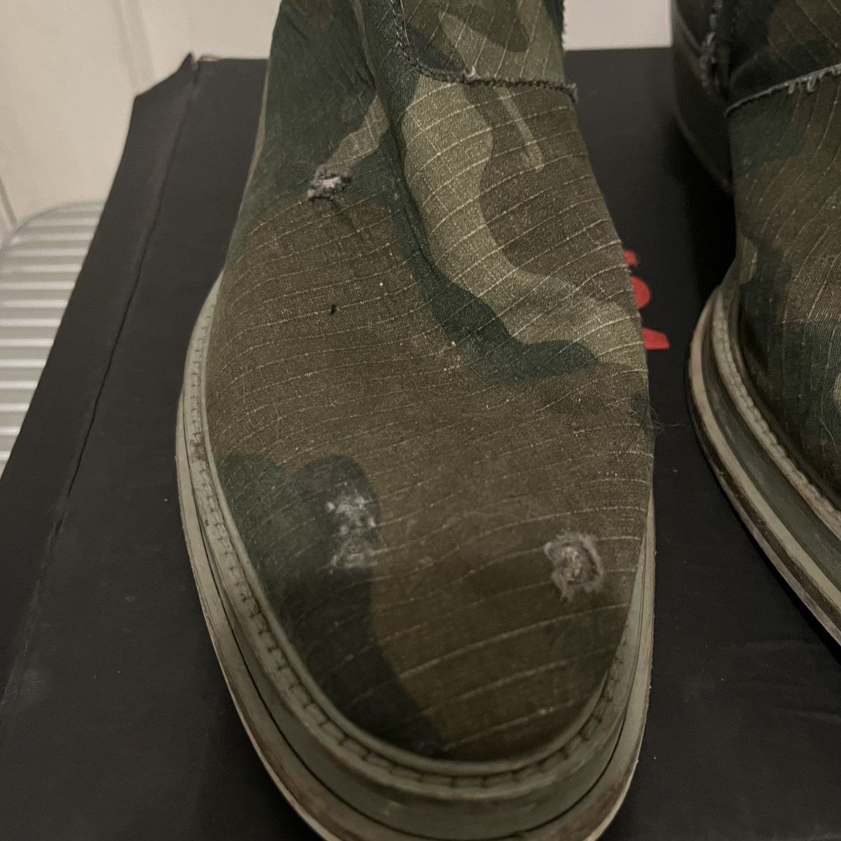 424 424 RIPSTOP CAMO WEST COAST CHELSEA BOOT 46 US 12 RARE Size US 12 / EU 45 - 5 Thumbnail