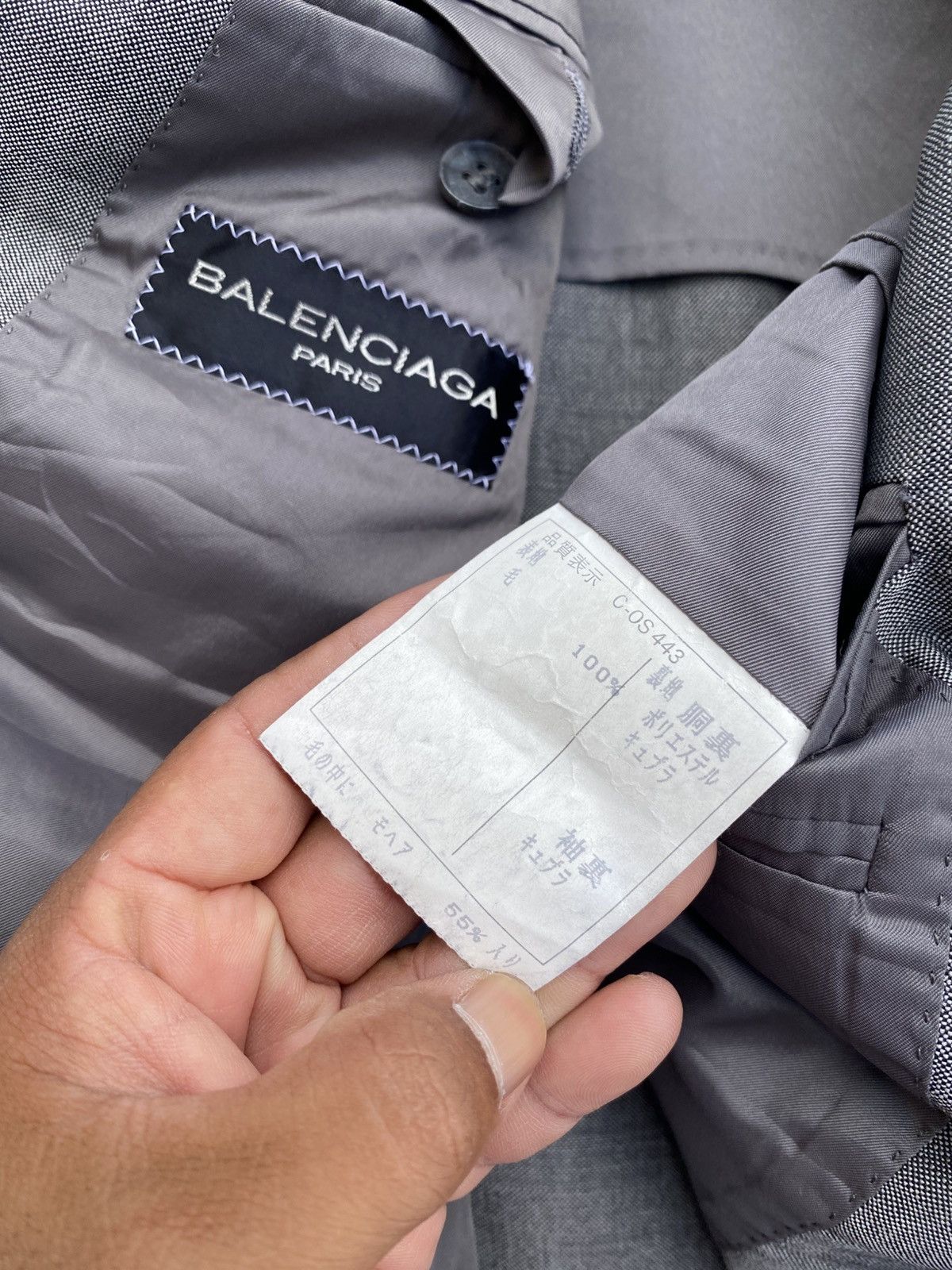 Balenciaga Rare Vintage 90s Balenciaga Blazer Size 36S - 11 Thumbnail