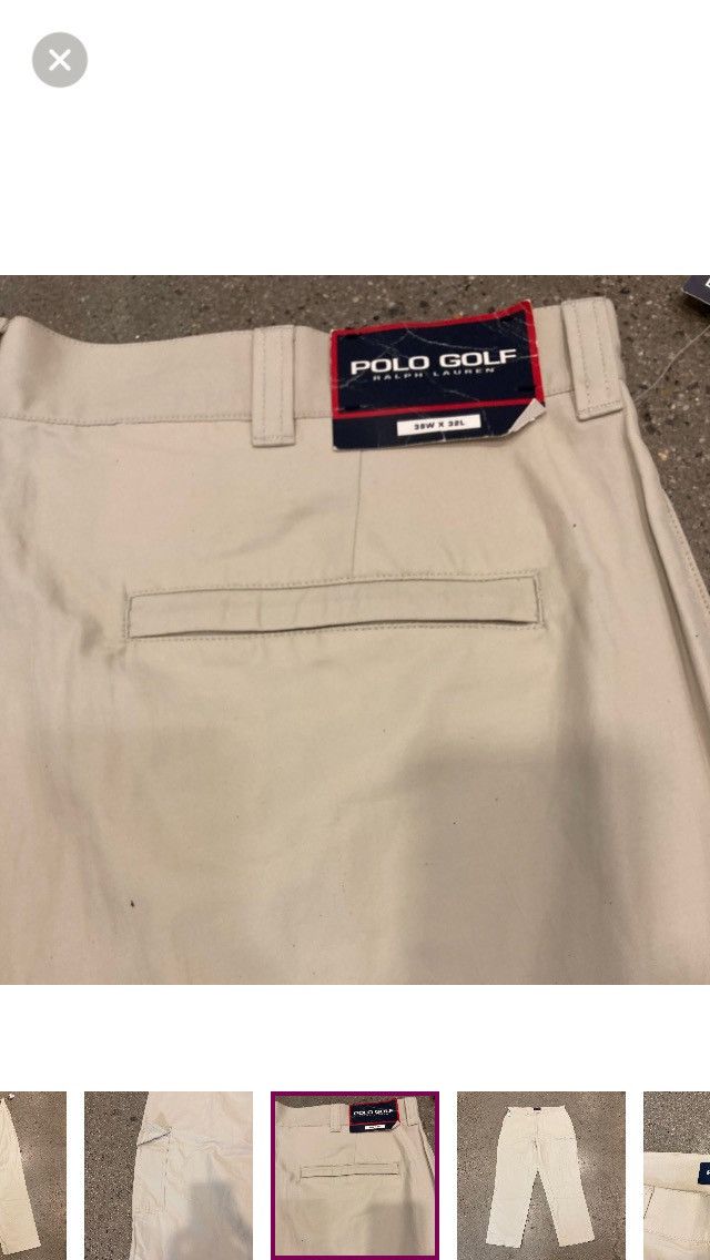 Polo Ralph Lauren Polo Golf Ralph Lauren Pants With Cargo Pocket 38WX32L Size US 38 / EU 54 - 10 Thumbnail