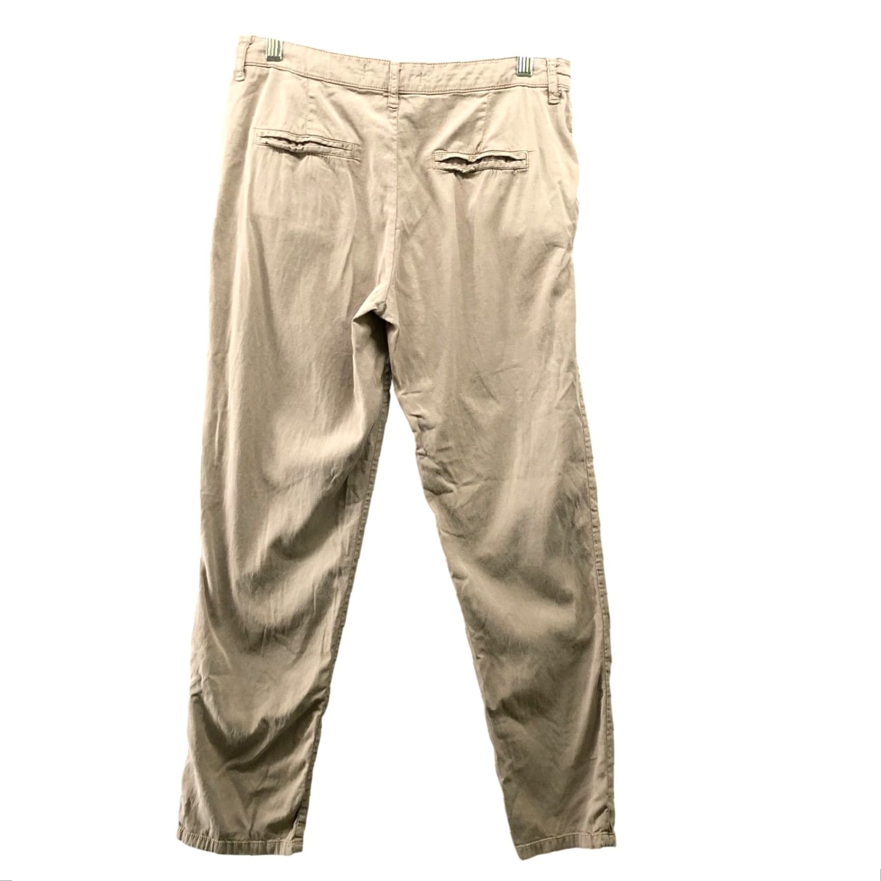 Zara Vintage Zara Slim Fit Pants Women’s Size 6 Beige Mid Rise Lyocell Cotton Blend Casual Skinny Trousers Size 28" / US 6 / IT 42 - 2 Thumbnail