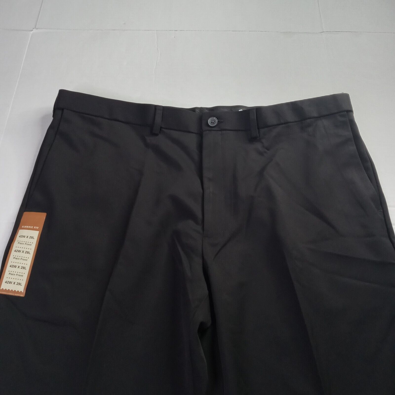 Haggar Haggar Cool 18 Performance Classic Fit Pants Men's 42x29 Size US 42 / EU 58 - 3 Thumbnail
