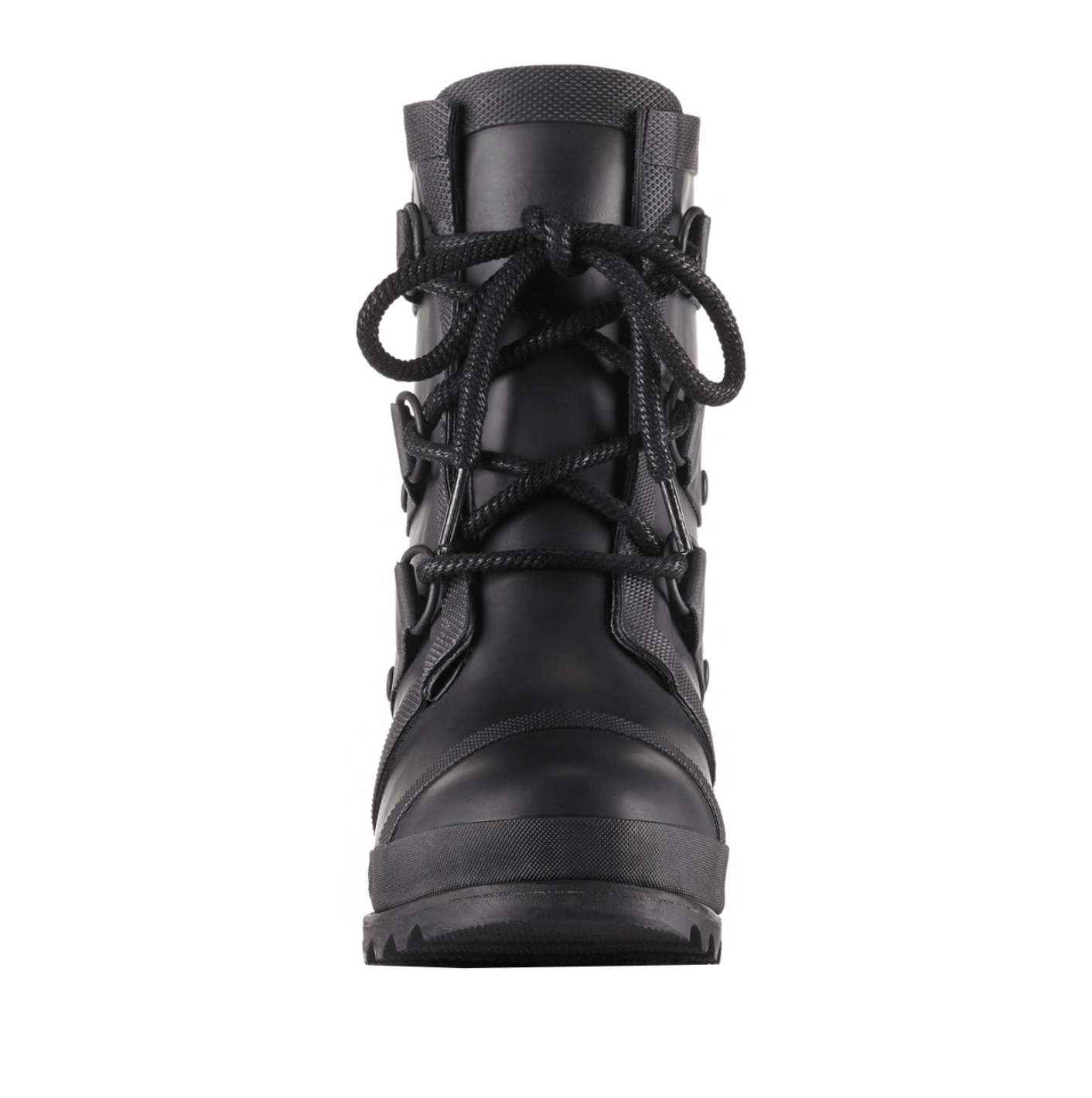 SOREL Joan Rain Wedge Lace Up Snow Winter Mid Heel Rubber Boots Size US 7 / IT 37 - 3 Thumbnail
