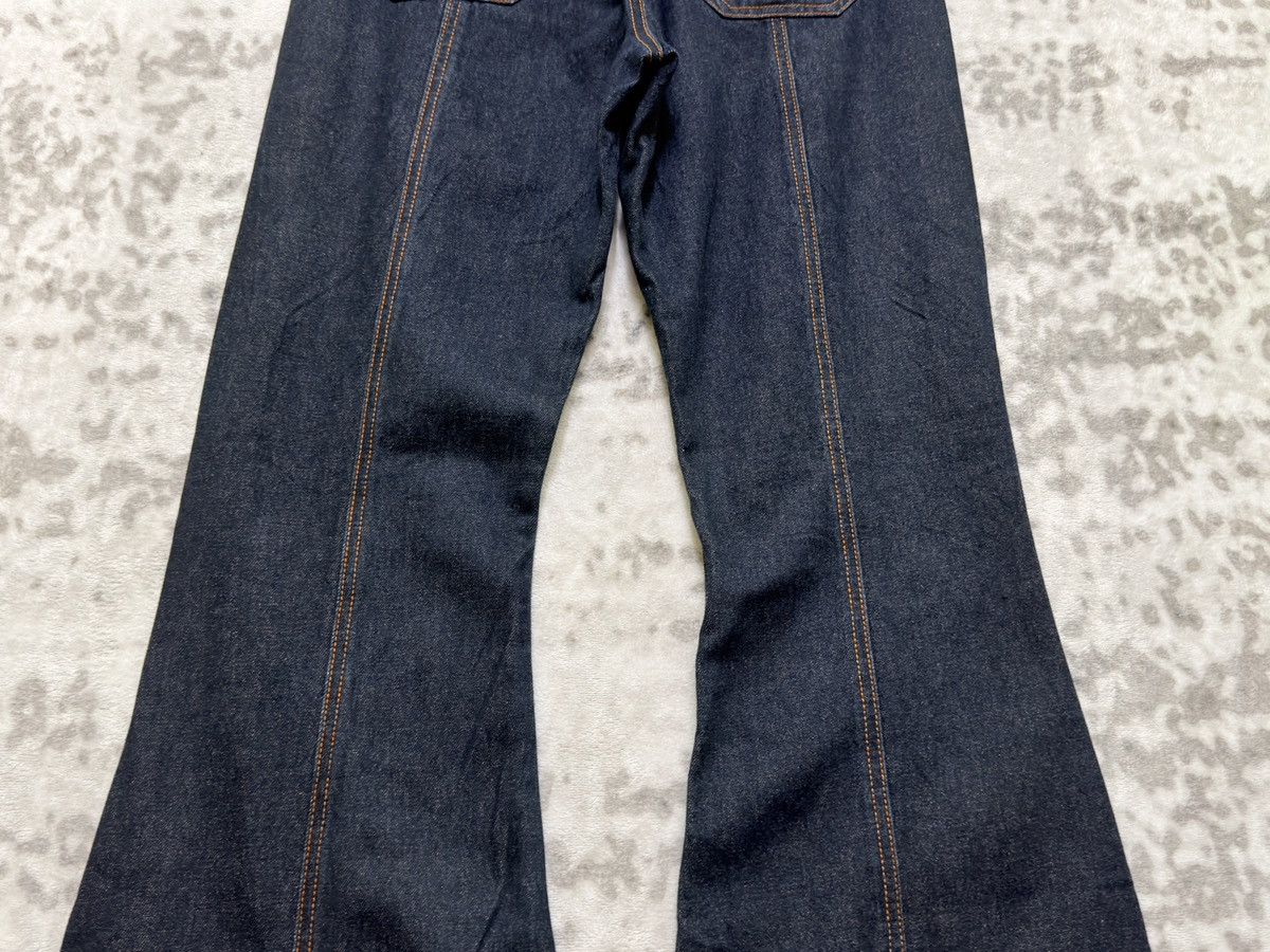 Japanese Brand Vintage Bell Bottom Flare Denim Retro High Waist Button Fly Size US 28 / EU 44 - 12 Thumbnail