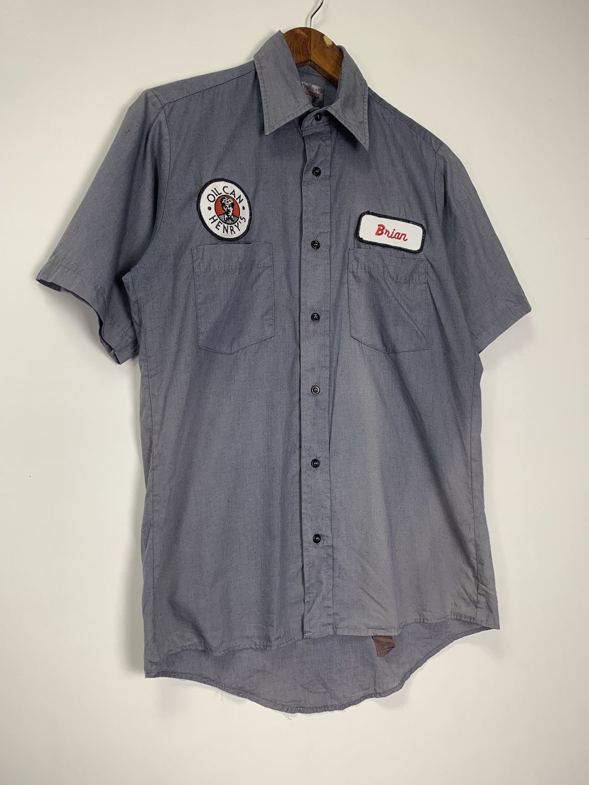 Japanese Brand × Vintage Vintage oil can henry’s button up Size US XXS / EU 40 - 5 Thumbnail