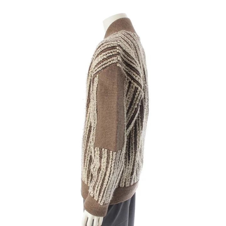 Issey Miyake ISSEY MIYAKE MEN 1980s Wool V-Neck Sweater Size US S / EU 44-46 / 1 - 2 Thumbnail