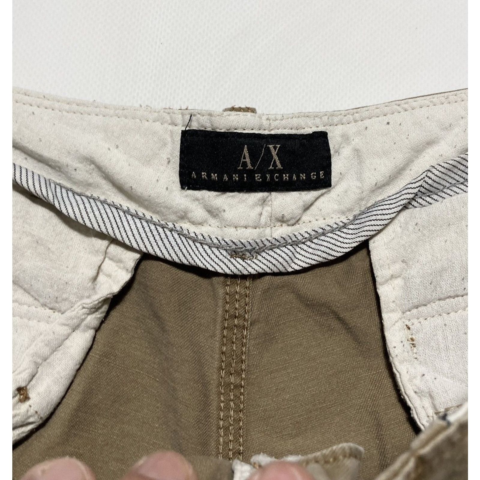 Armani Exchange × Vintage Armani Exchange vintage cargo shorts Size US 34 / EU 50 - 2 Thumbnail