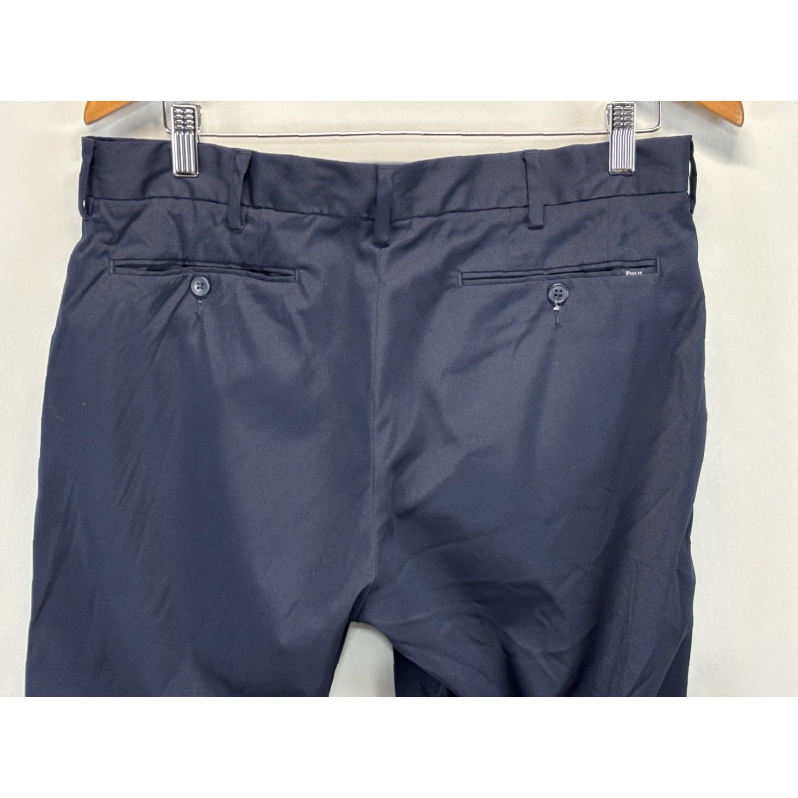 Polo Ralph Lauren Polo Ralph Lauren Pants Mens 34x32 Navy Blue Straight Fit Performance Trousers Size US S / EU 44-46 / 1 - 3 Thumbnail