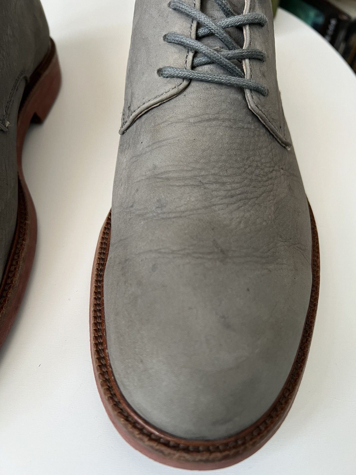 Polo Ralph Lauren Polo Ralph Lauren leather shoes classic gray Size US 10 / EU 43 - 3 Thumbnail