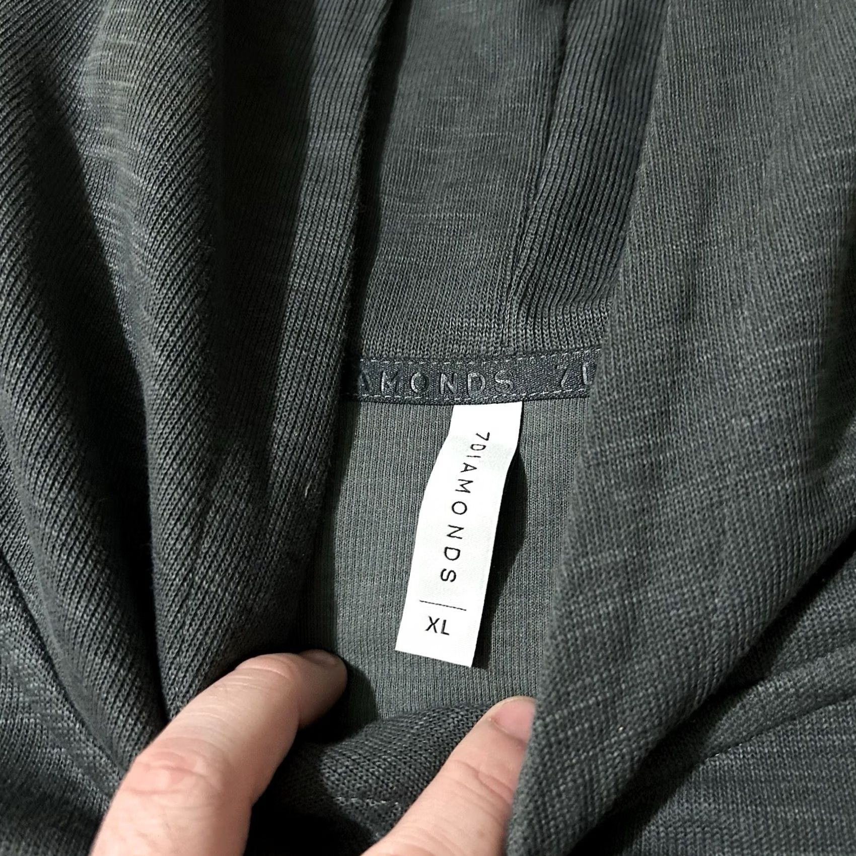 Vintage 7 Diamonds Shoreline Hoodie Men XL Basil Gray Pullover Size US XL / EU 56 / 4 - 2 Thumbnail