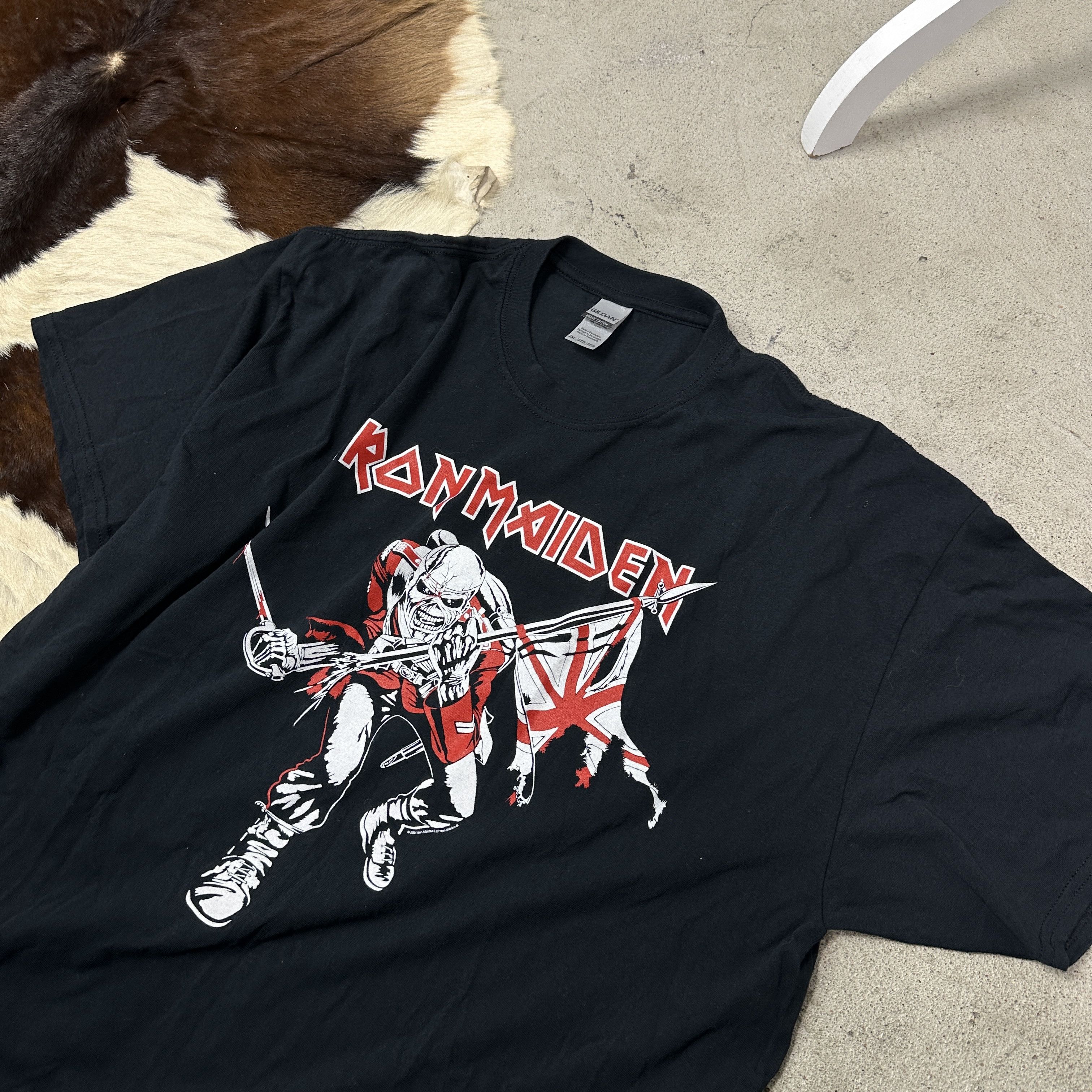 Iron Maiden Vintage Metal Bandtee Printed Iron Maiden T-shirt Y2K Size US XXL / EU 58 / 5 - 3 Thumbnail