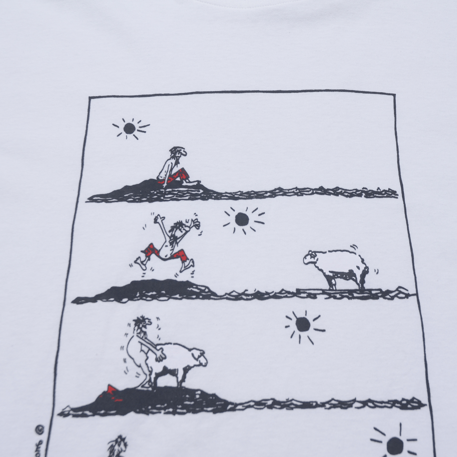 Vintage Kushner Production Crazy T-shirt Sex Humor Tee made Africa Size US L / EU 52-54 / 3 - 6 Thumbnail