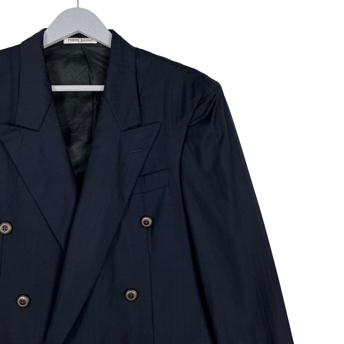 Pierre Balmain 🔥 PIERRE BALMAIN DOUBLE BREAST BLAZER COAT Size US M / EU 48-50 / 2 - 5 Thumbnail
