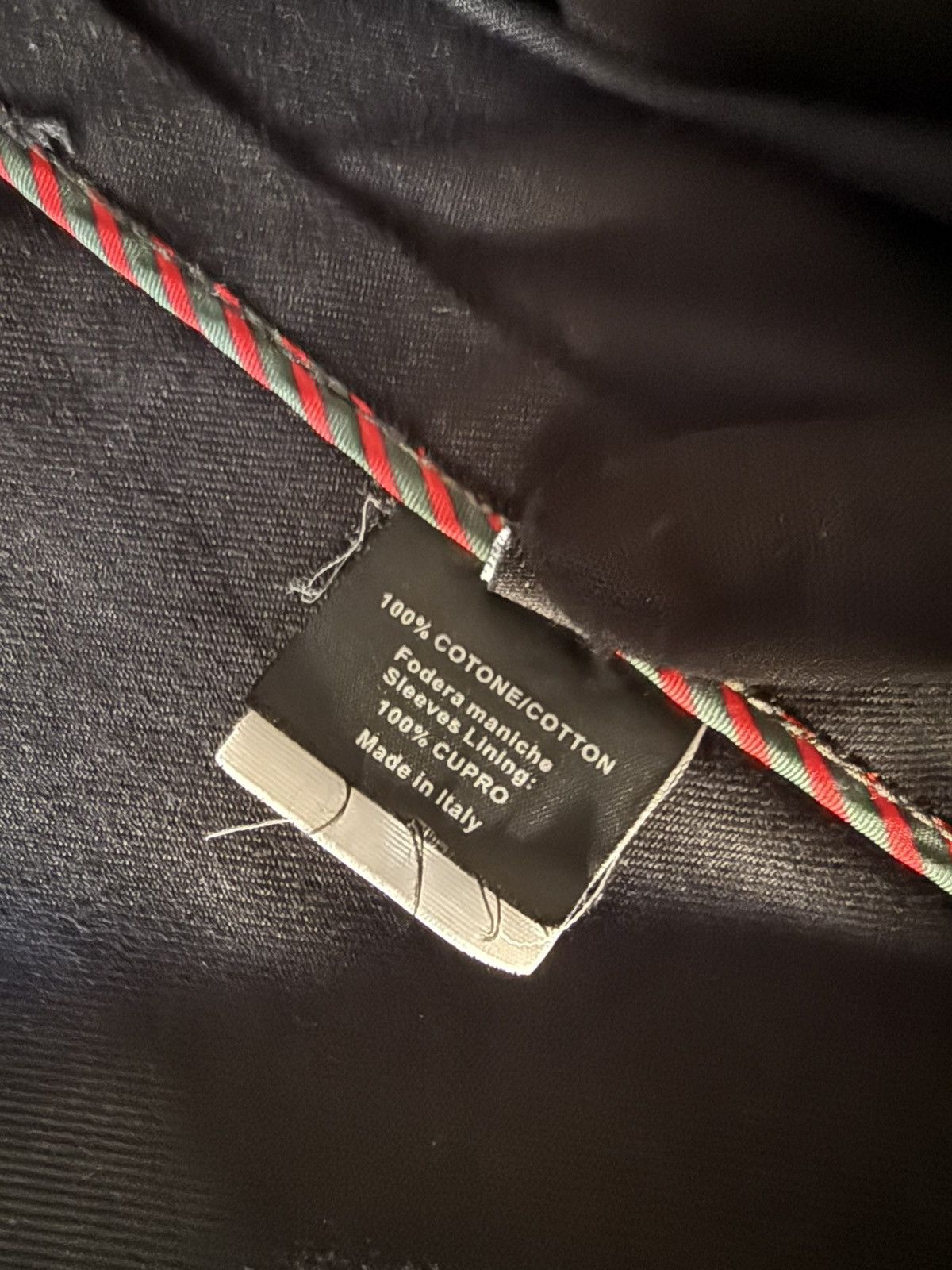 Gucci GUCCI-Black 100% Cotton Double-Breasted Jacket-Field Coat XL Size US L / EU 52-54 / 3 - 17 Thumbnail